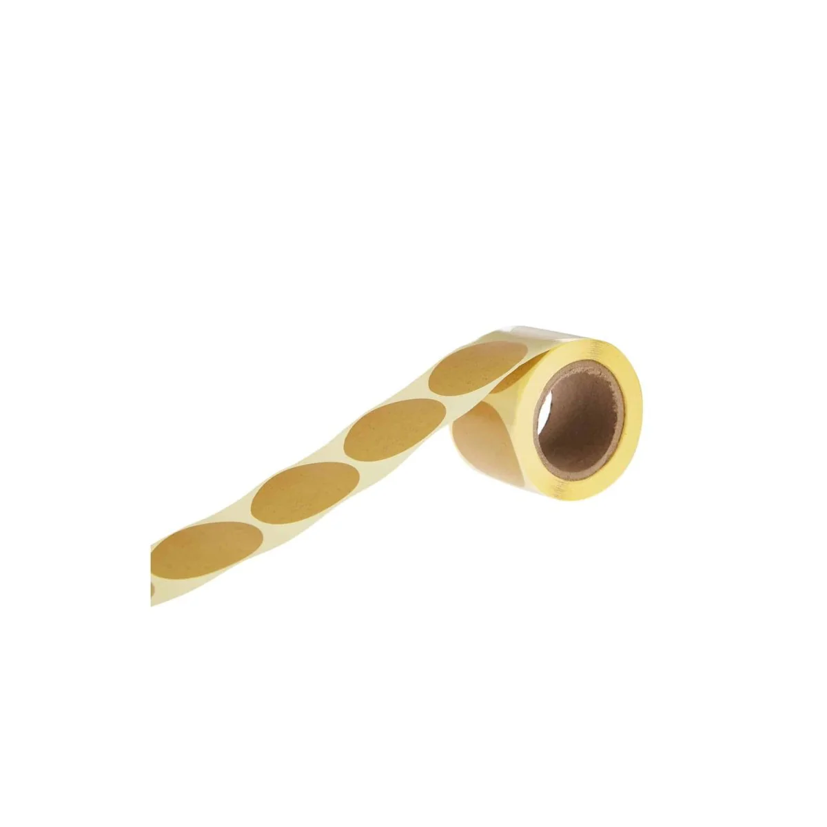 Plain Brown Sticker Roll 250 Pieces - Image 3