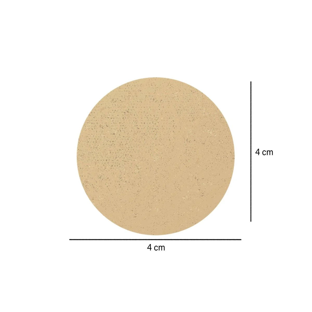 Plain Brown Sticker Roll 250 Pieces - Image 4