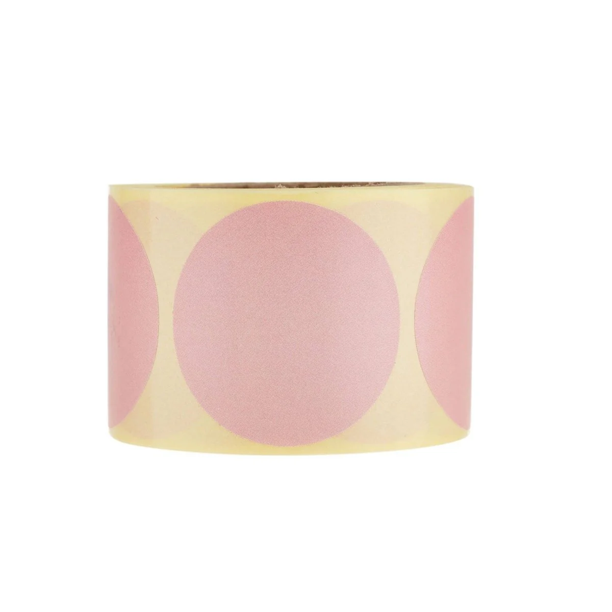 Plain Pink Sticker Roll 250 Pieces