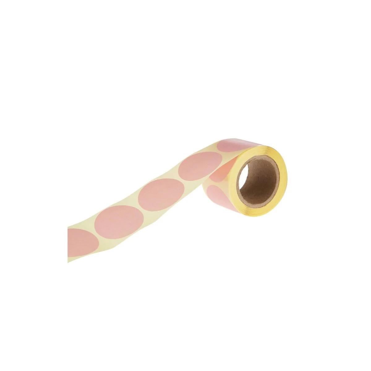 Plain Pink Sticker Roll 250 Pieces - Image 4