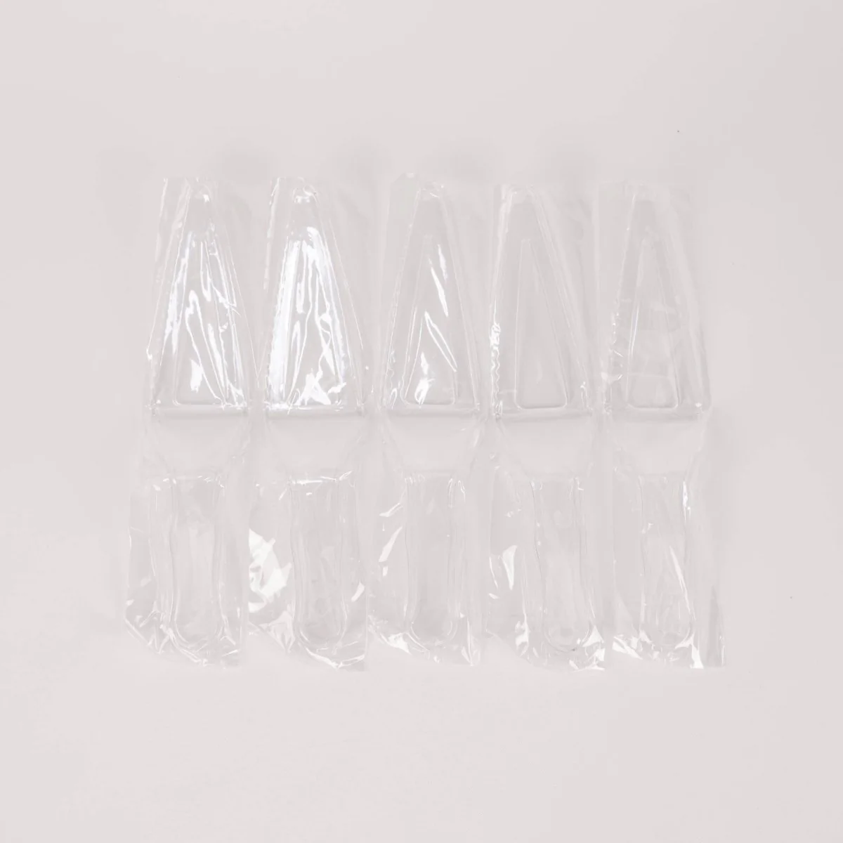 Plastic Cake Cutter Knife Crystal Clear Large Size 5 Pieces - Image 6