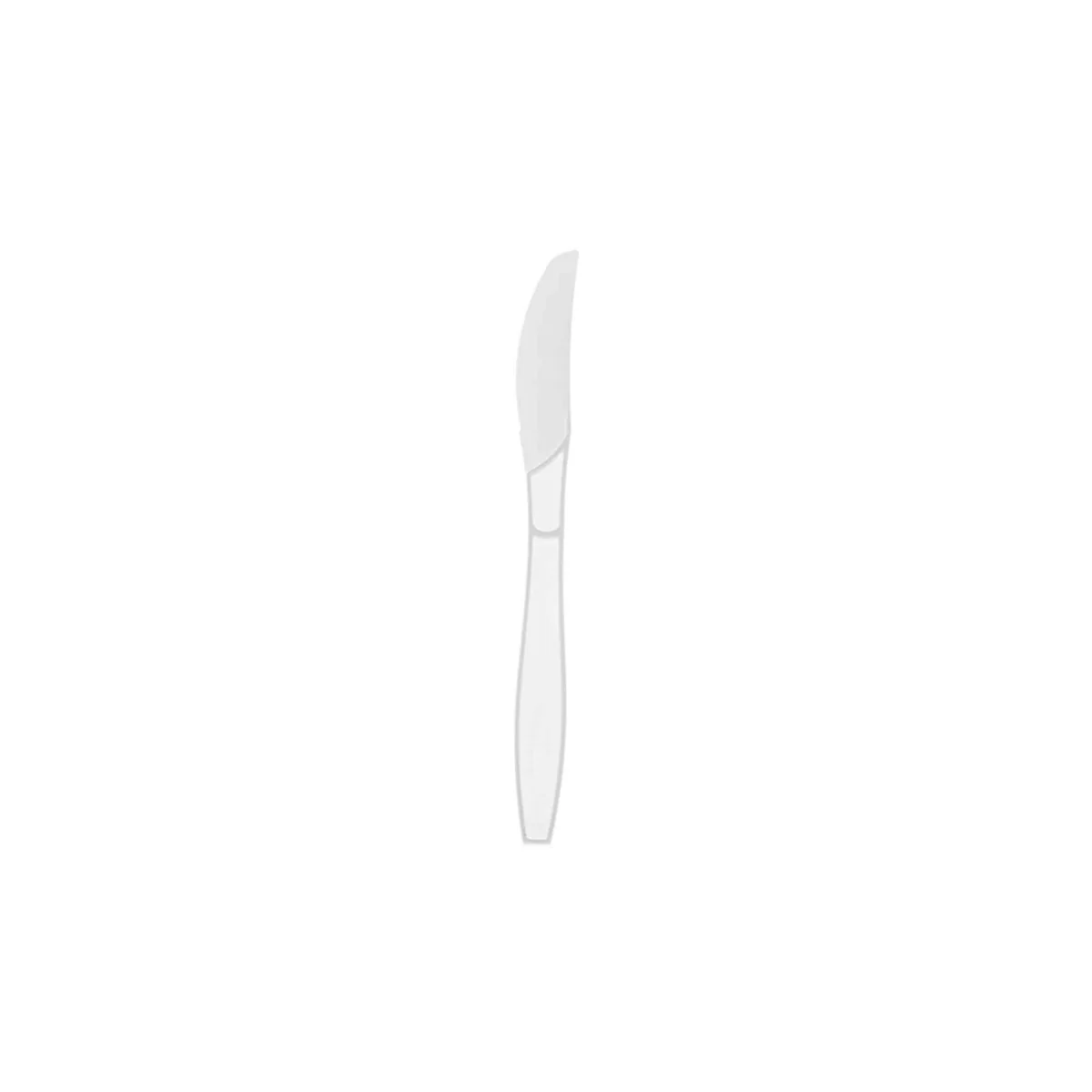 Plastic Heavy Duty White Knife 1000 Pieces