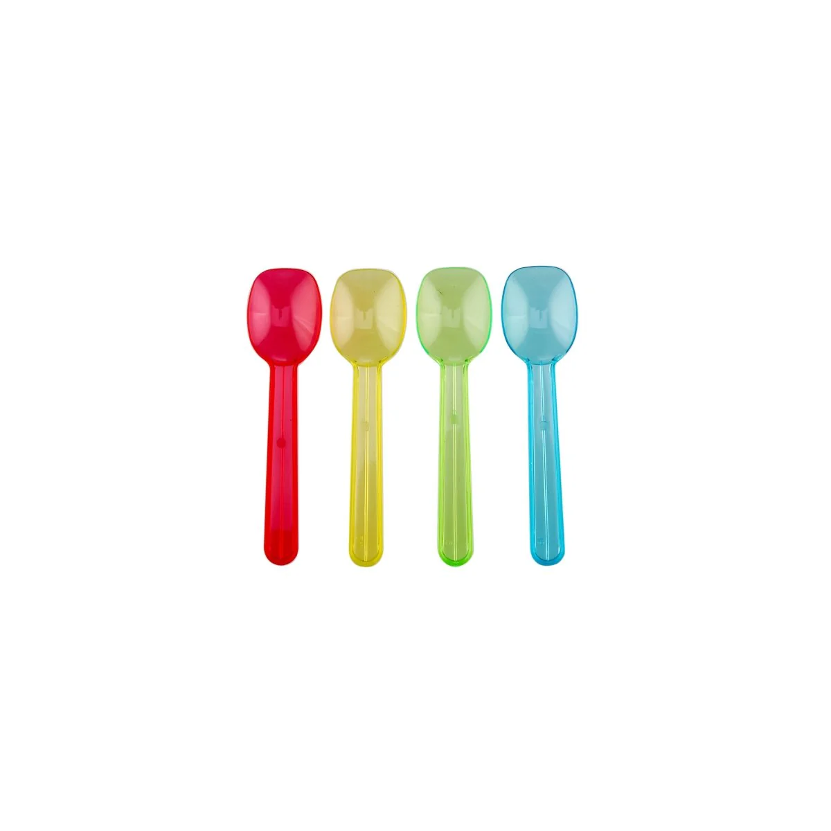 Plastic Ice Cream Spoon Mixed Color 8.2 Cm Small 10000 Pieces