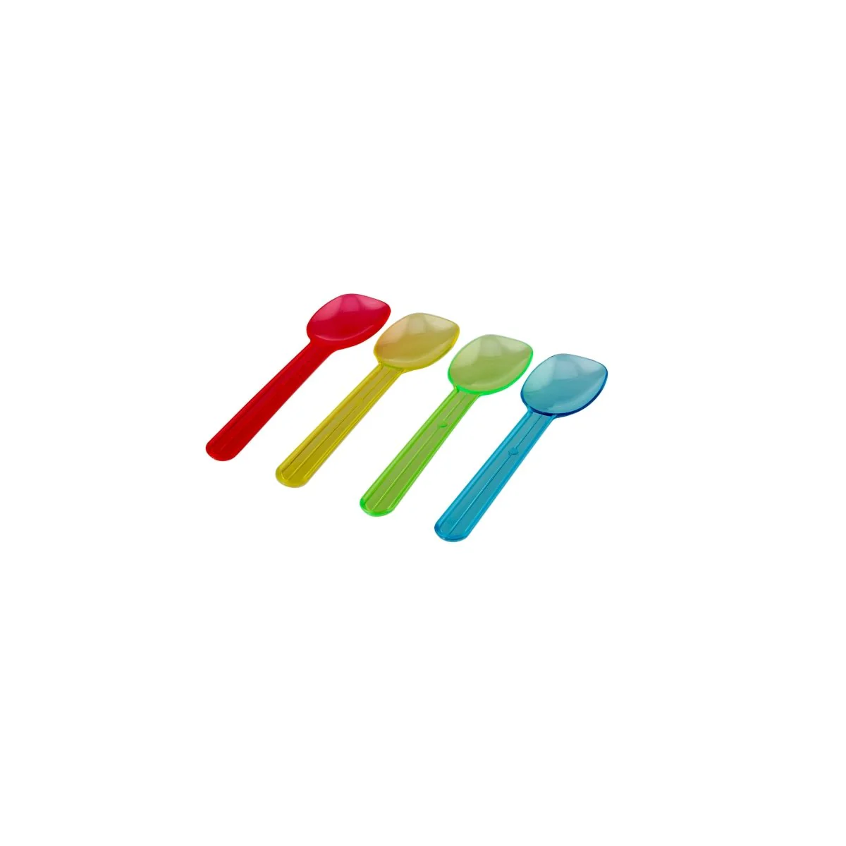 Plastic Ice Cream Spoon Mixed Color 8.2 Cm Small 10000 Pieces - Image 2