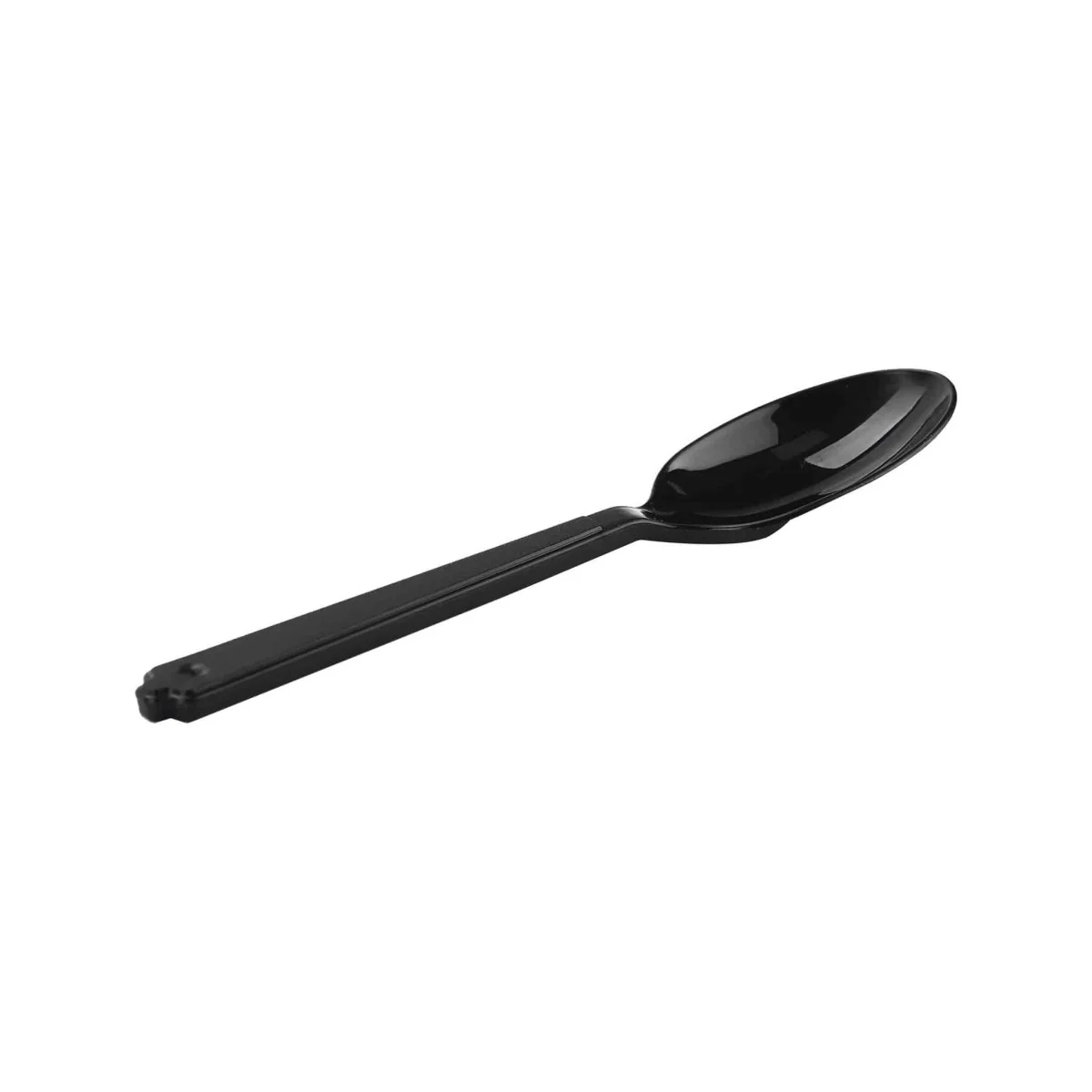 Plastic Medium Duty Black PP Spoon 1000 Pieces