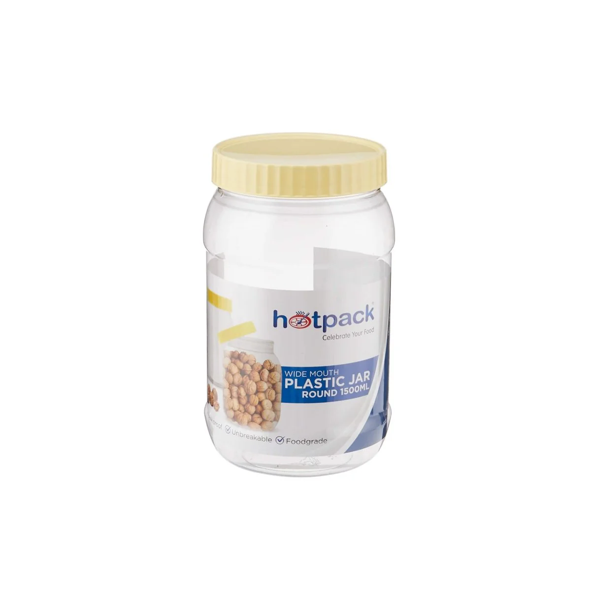 Plastic Storage Jar With Lid - Image 12