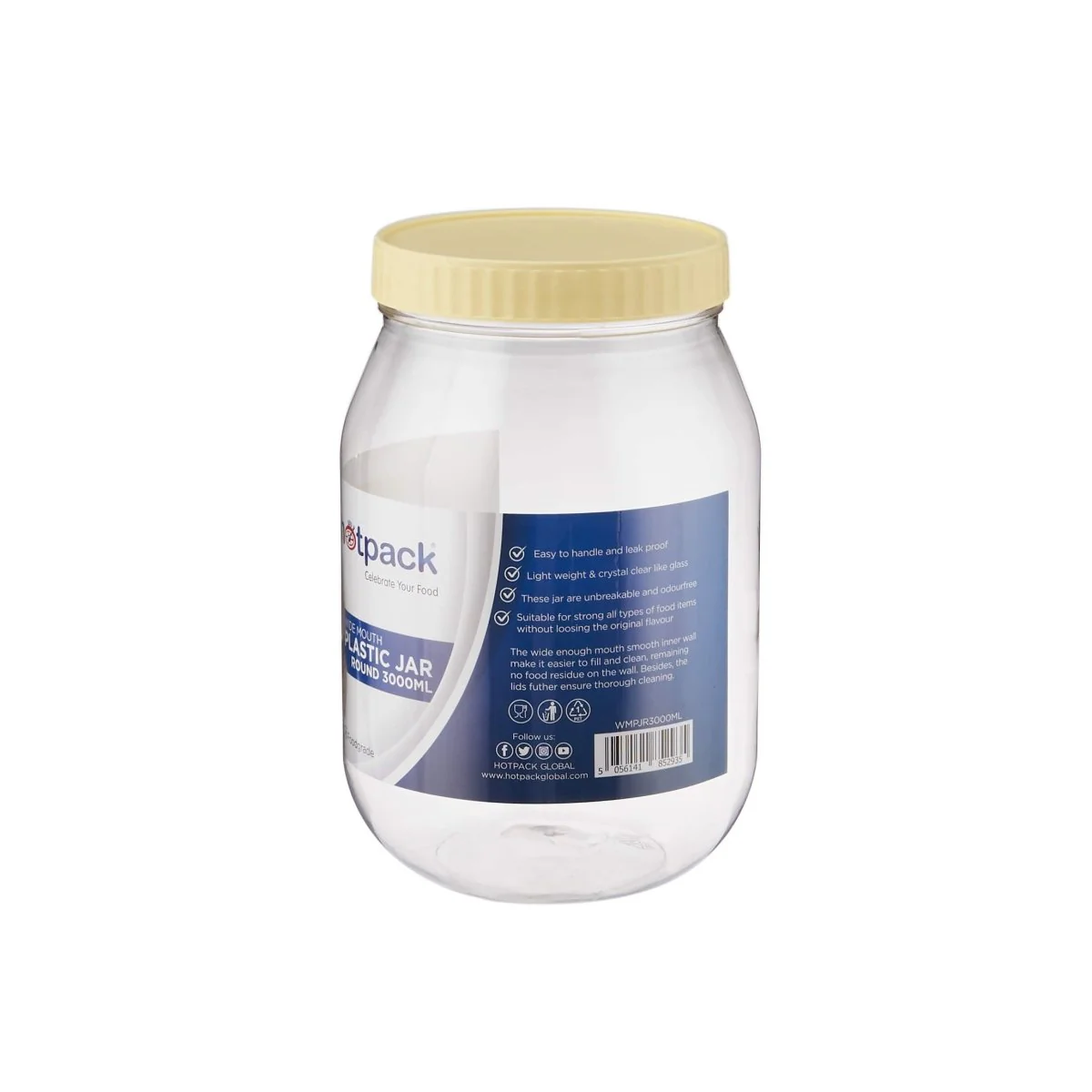 Plastic Storage Jar With Lid - Image 23