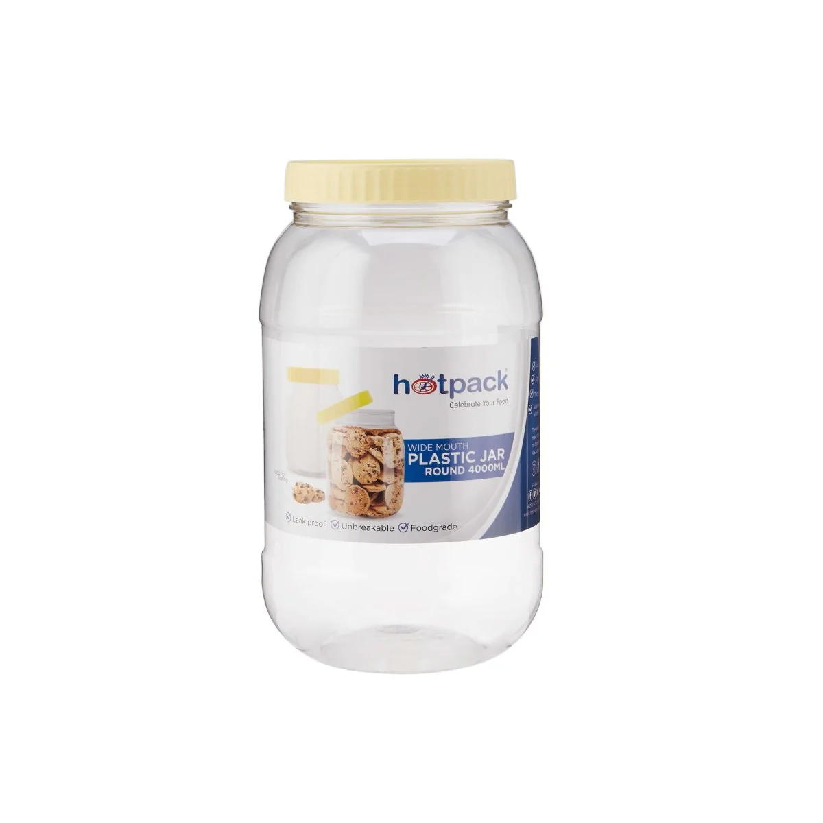 Plastic Storage Jar With Lid - Image 26