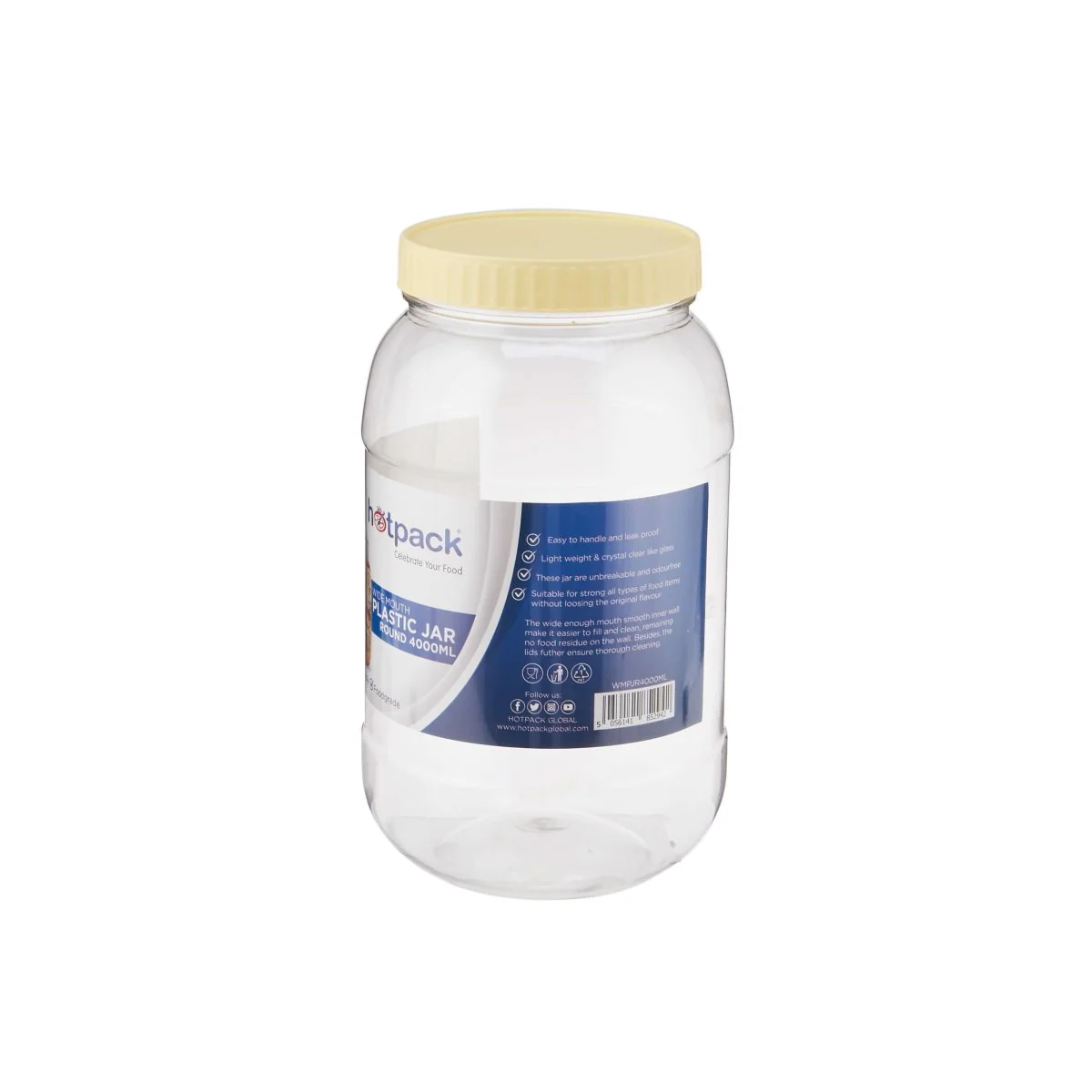 Plastic Storage Jar With Lid - Image 28