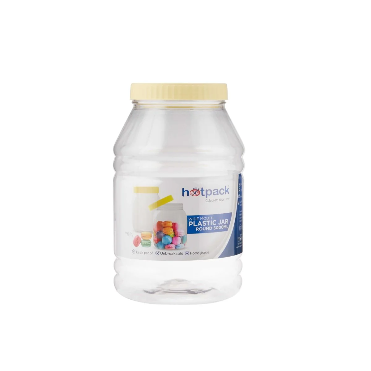 Plastic Storage Jar With Lid - Image 31