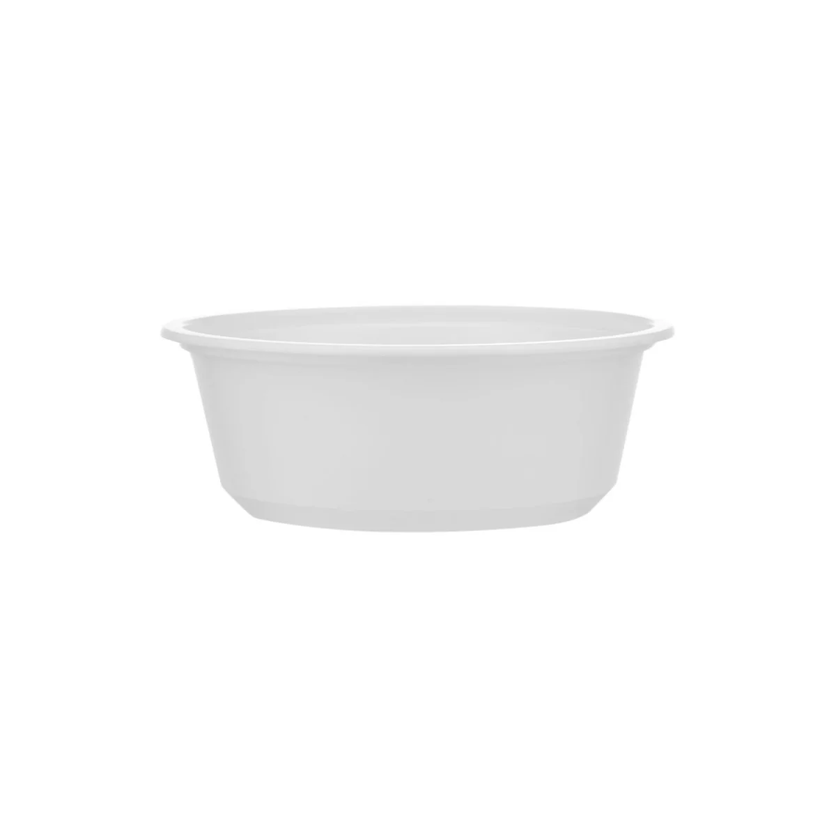 Plastic White Bowl 225ml With Lid 25 Pieces + Plastic White Bowl 400ml With Lid 25 Pieces - Image 2