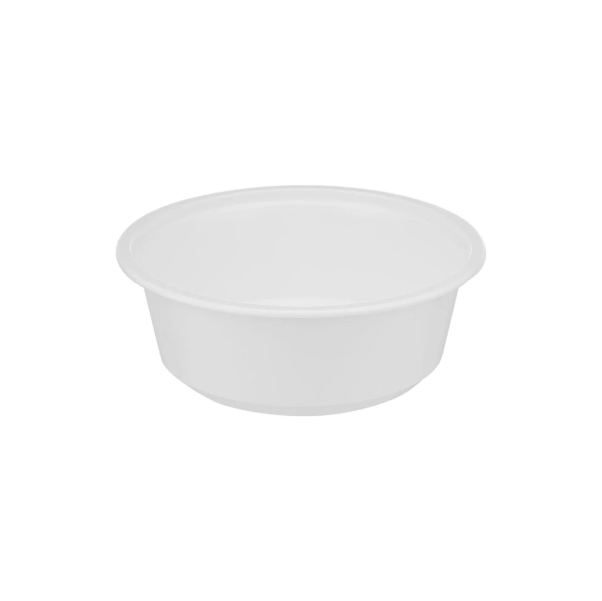 Plastic White Bowl 225ml With Lid 25 Pieces + Plastic White Bowl 400ml With Lid 25 Pieces - Image 3