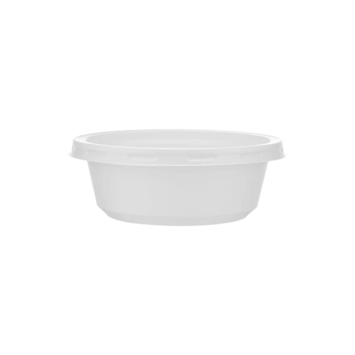 Plastic White Bowl 225ml With Lid 25 Pieces + Plastic White Bowl 400ml With Lid 25 Pieces - Image 5