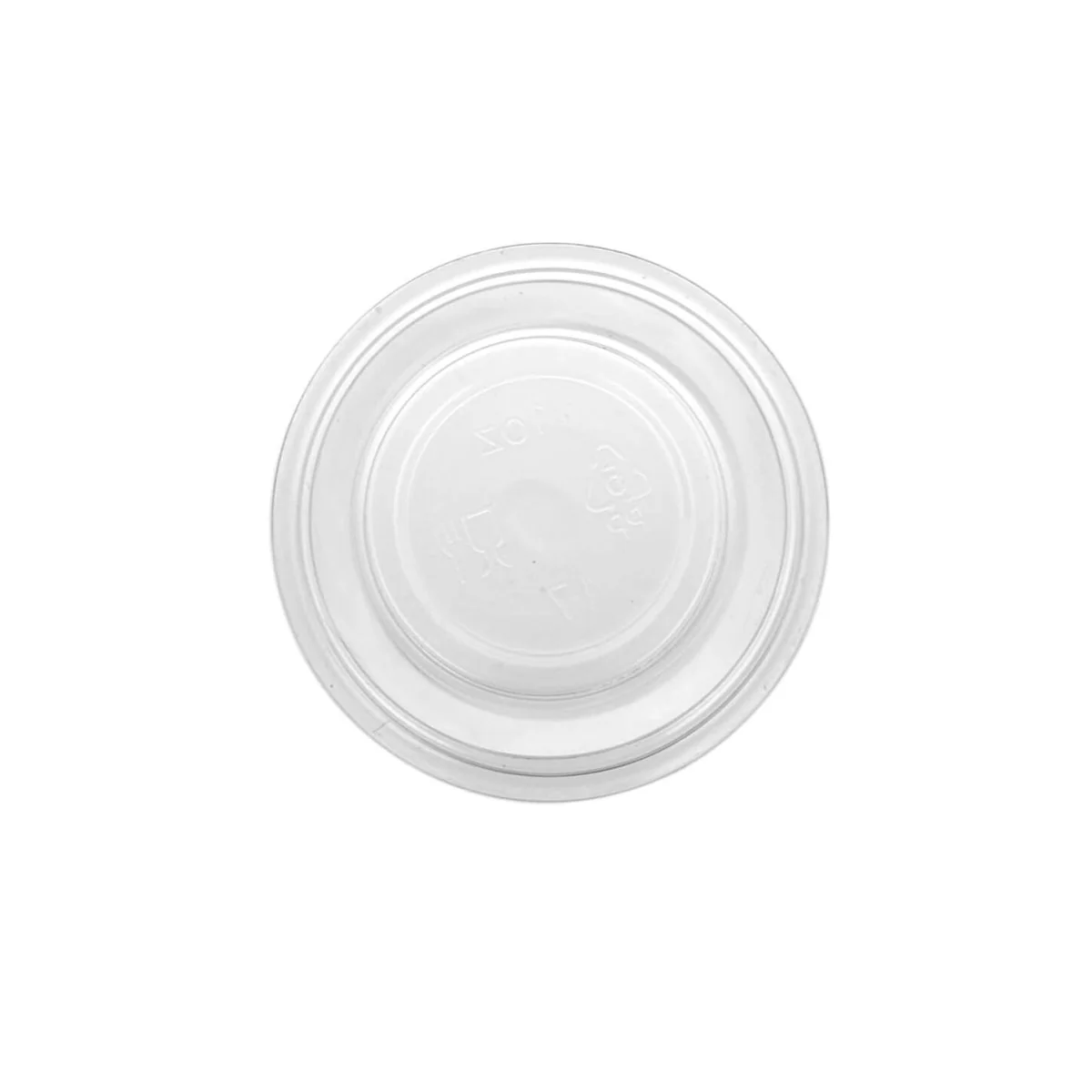 PP Black Base Portion Cup with Lid - Image 3