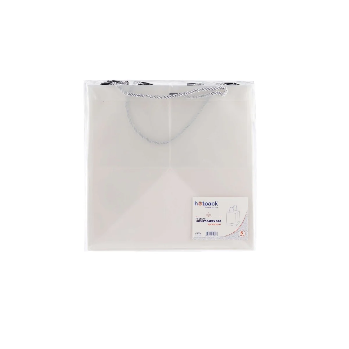 PP Clear Luxury Gift  Bag - Image 3