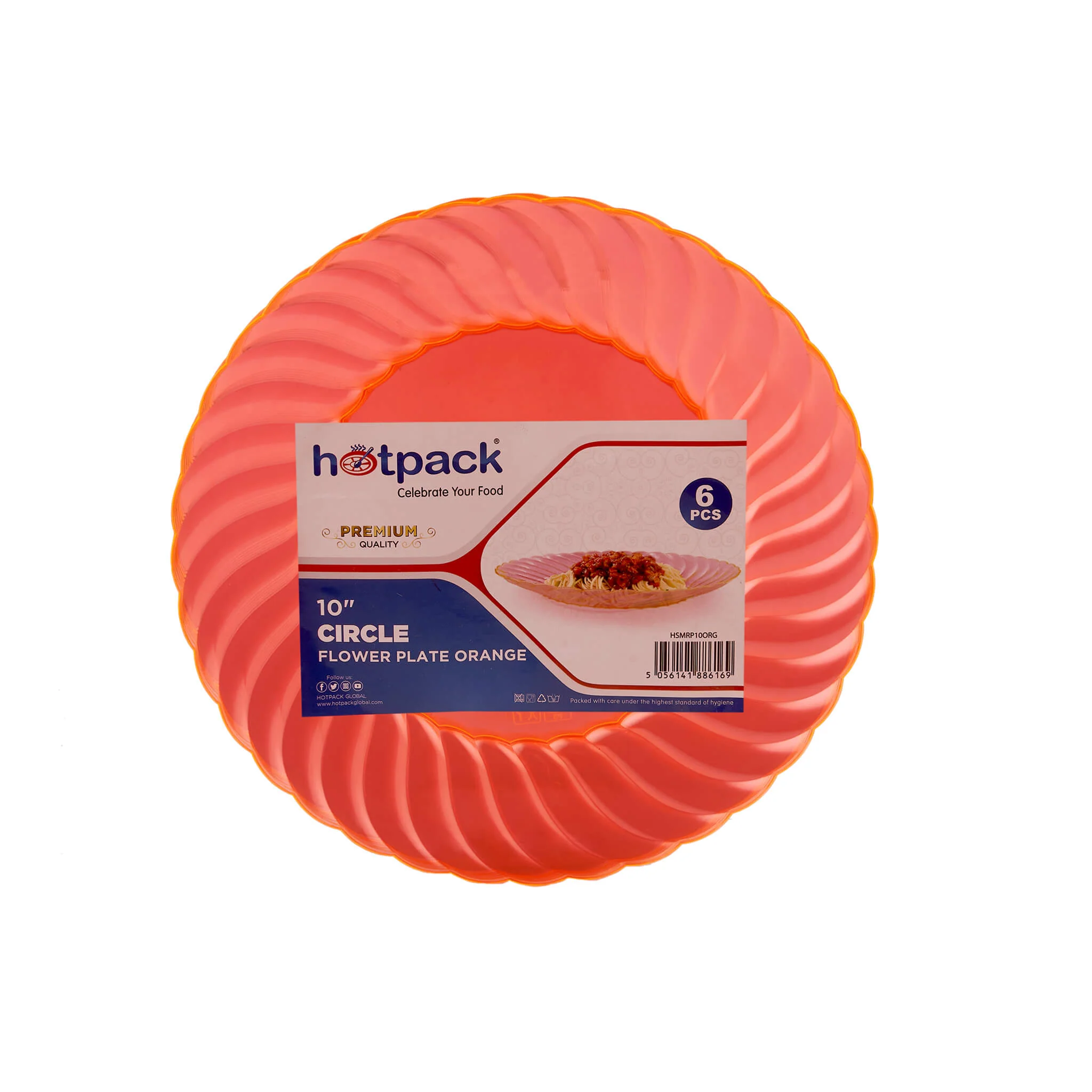Premium Circle Flower Plate 6 Pieces - Image 100