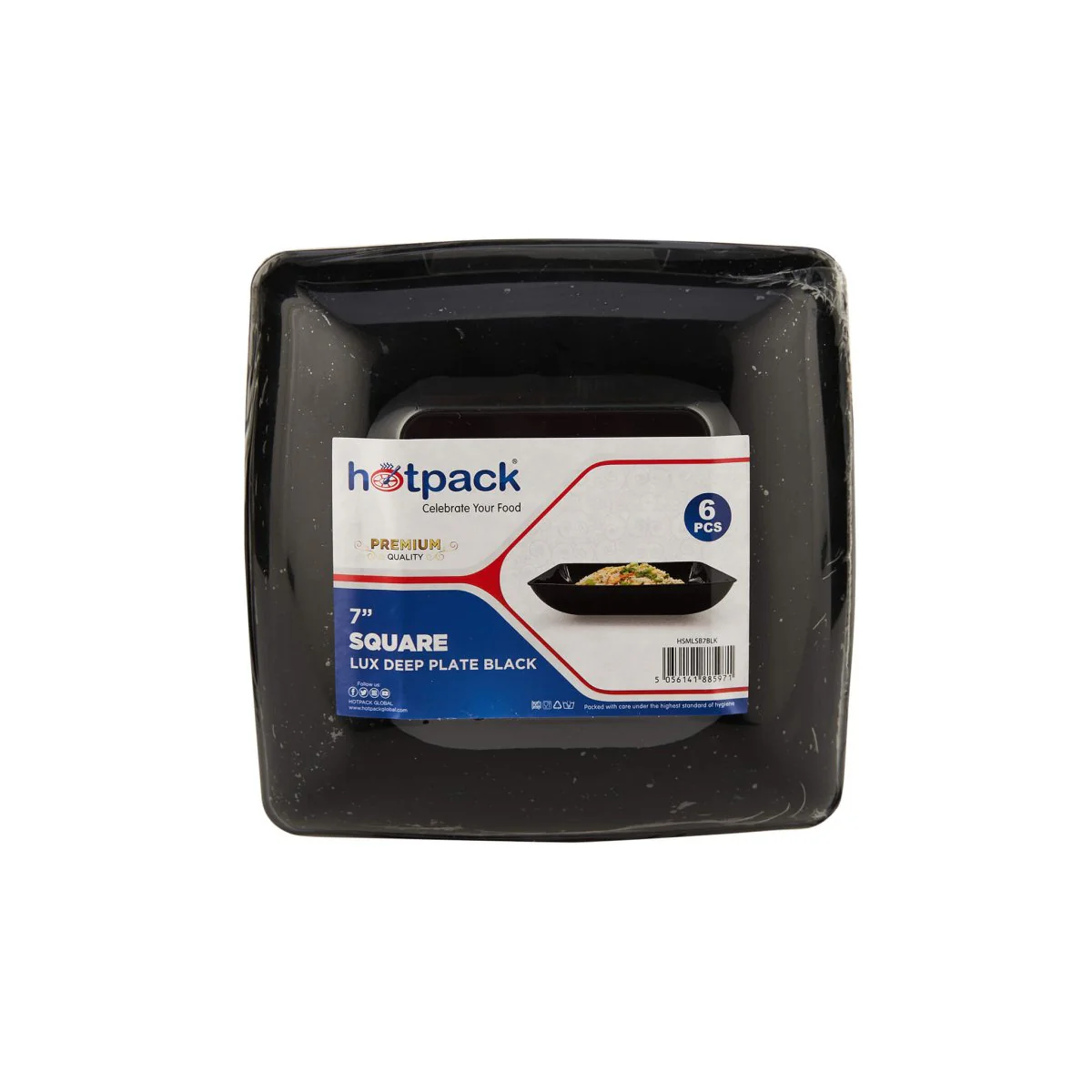 Premium Square Deep Plate 6 Pieces