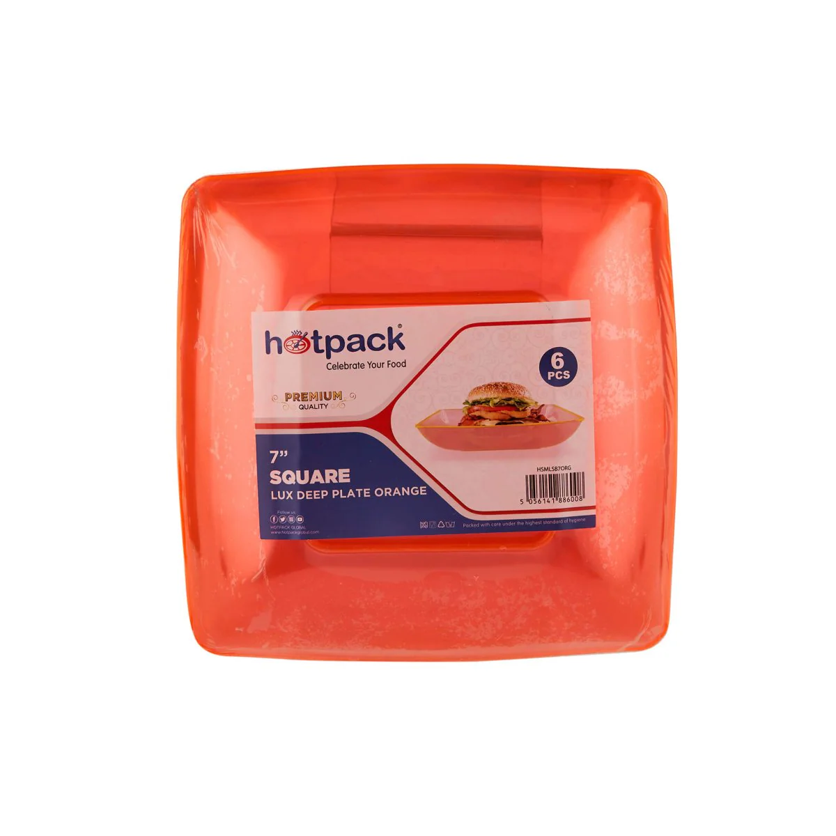 Premium Square Deep Plate 6 Pieces - Image 11