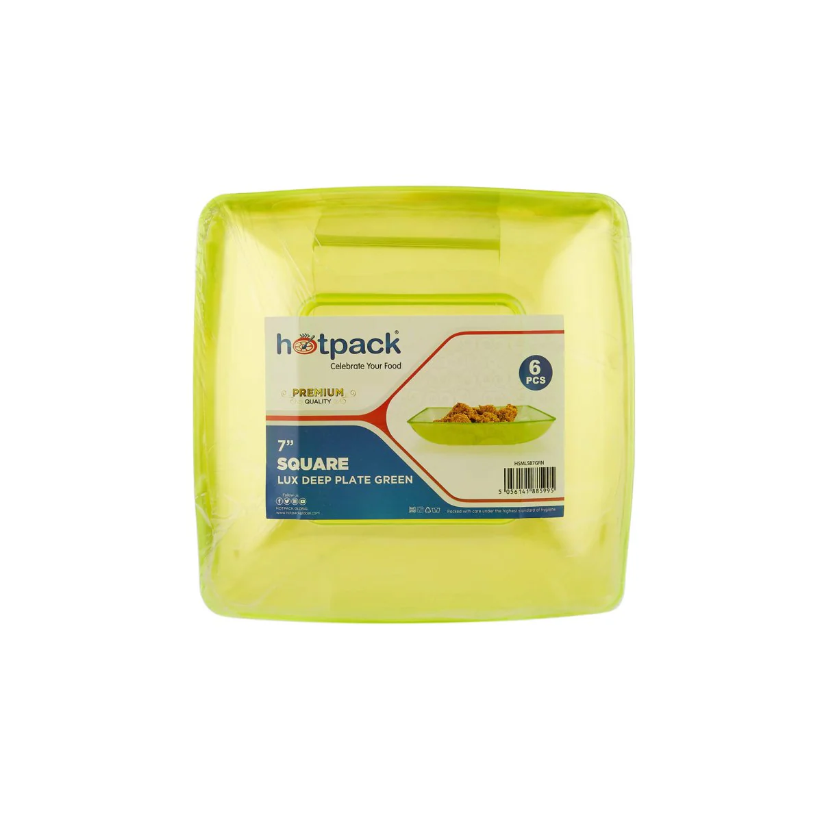 Premium Square Deep Plate 6 Pieces - Image 5