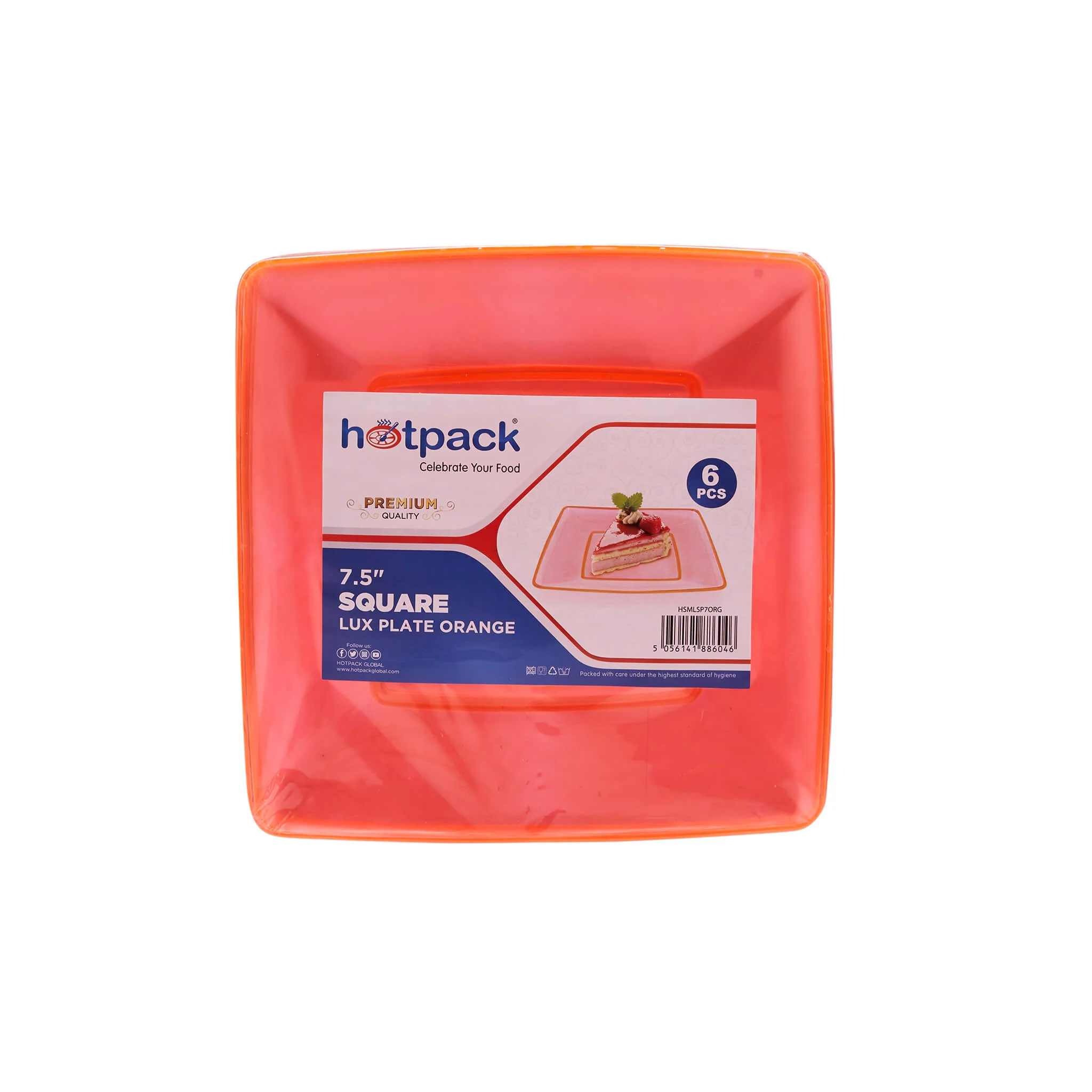 Premium Square Plates 6 Pieces - Image 43