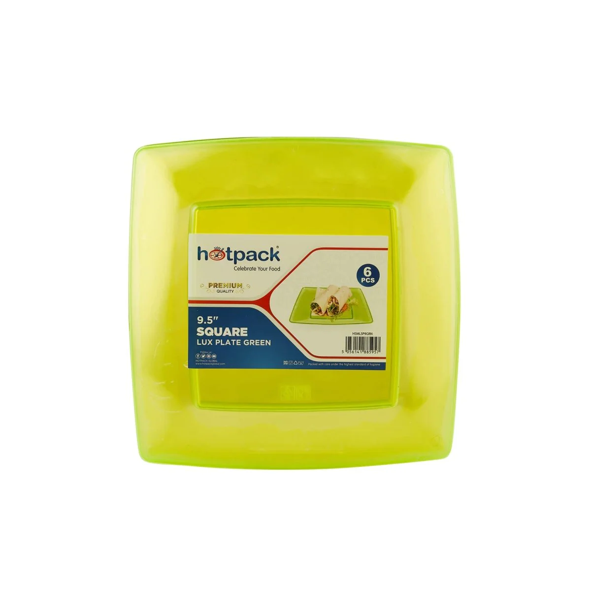 Premium Square Plates 6 Pieces - Image 45