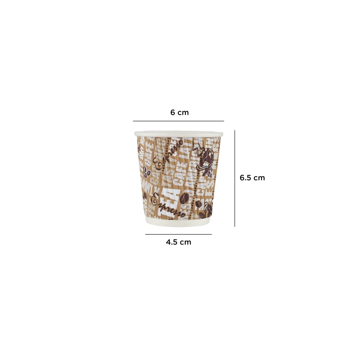 Printed Ripple Paper Cups - Image 6