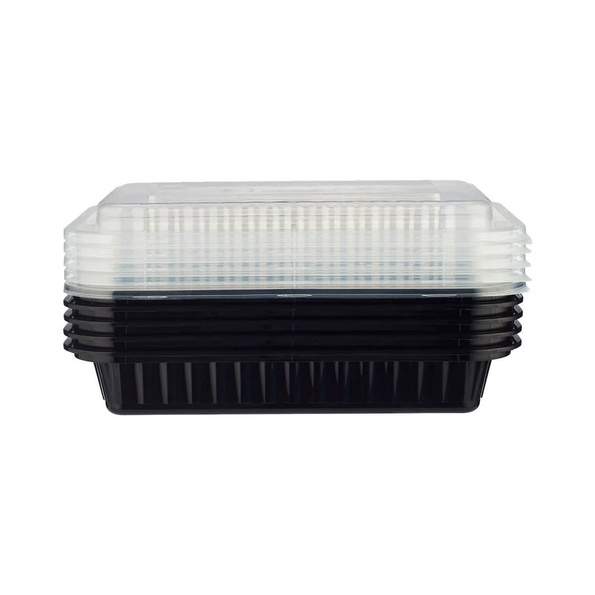 Rectangular Microwaveable Containers with Lid 5  Pieces - Image 2