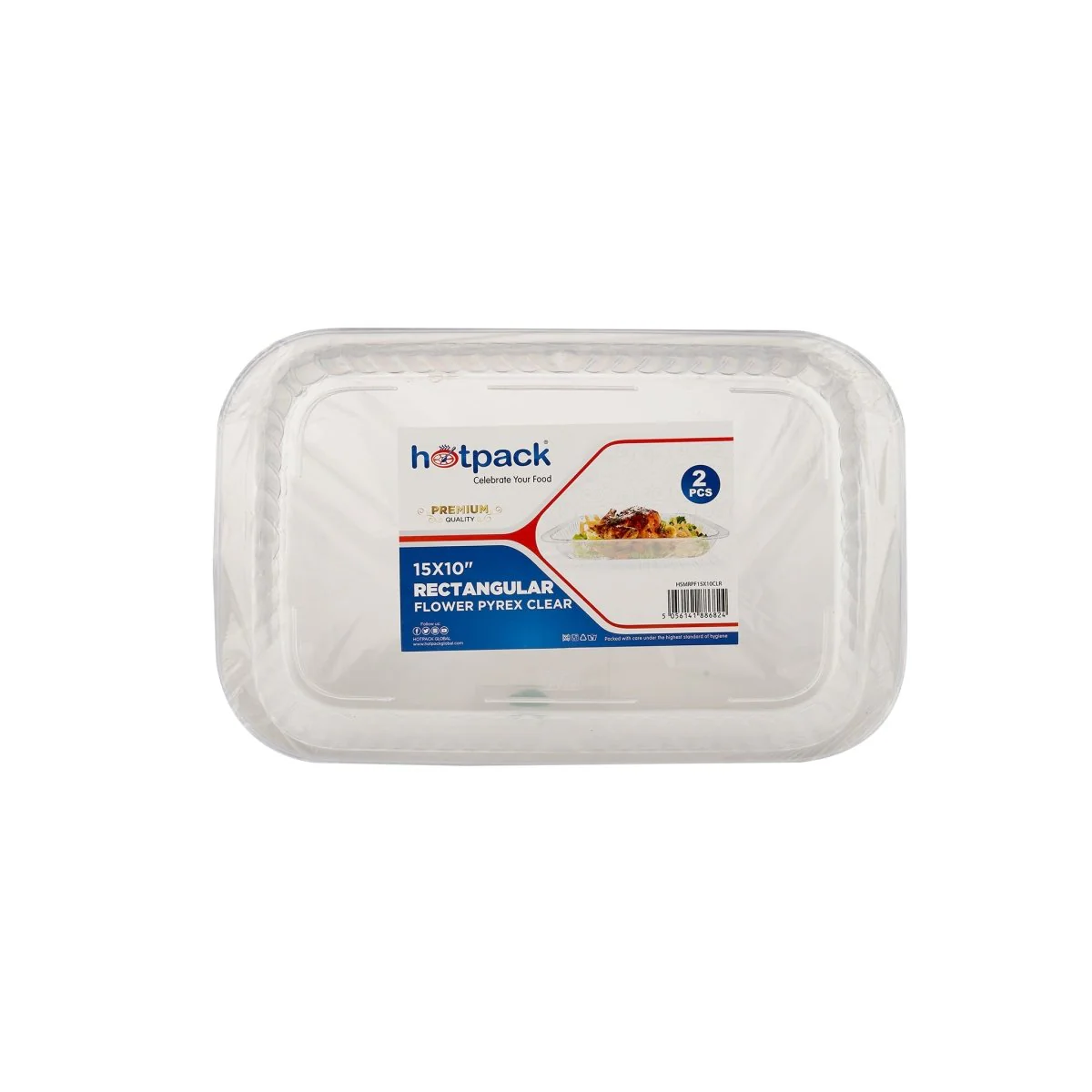 Rectangular Pudding Clear Disposable Tray - Image 7