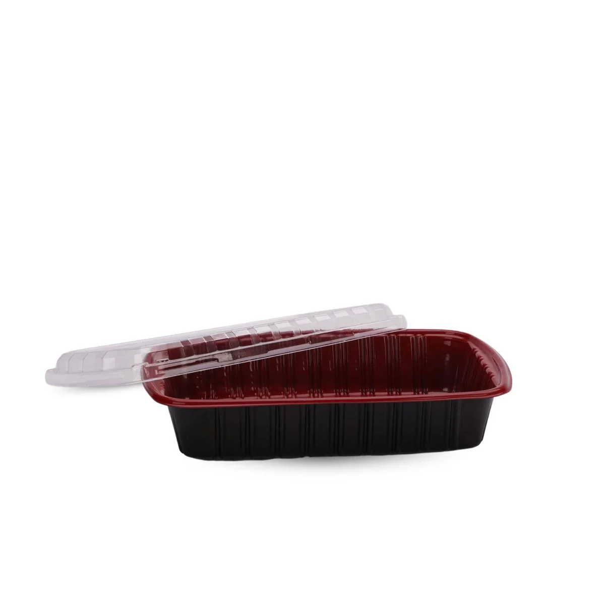 Red & Black 750 ml  PP Container With Lid 5 pieces - Image 3