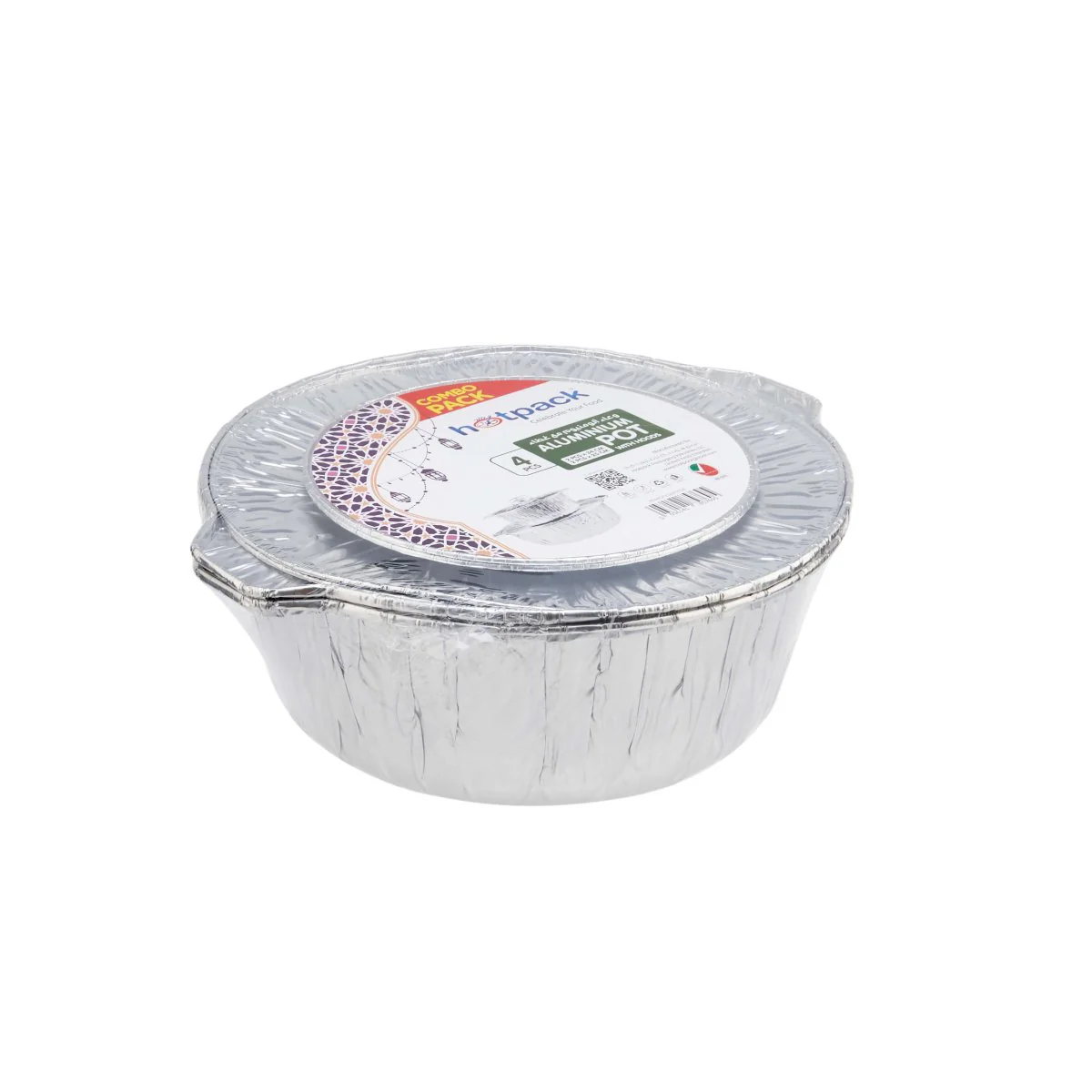 Round Aluminum Pot Container Combo Pack - Image 4