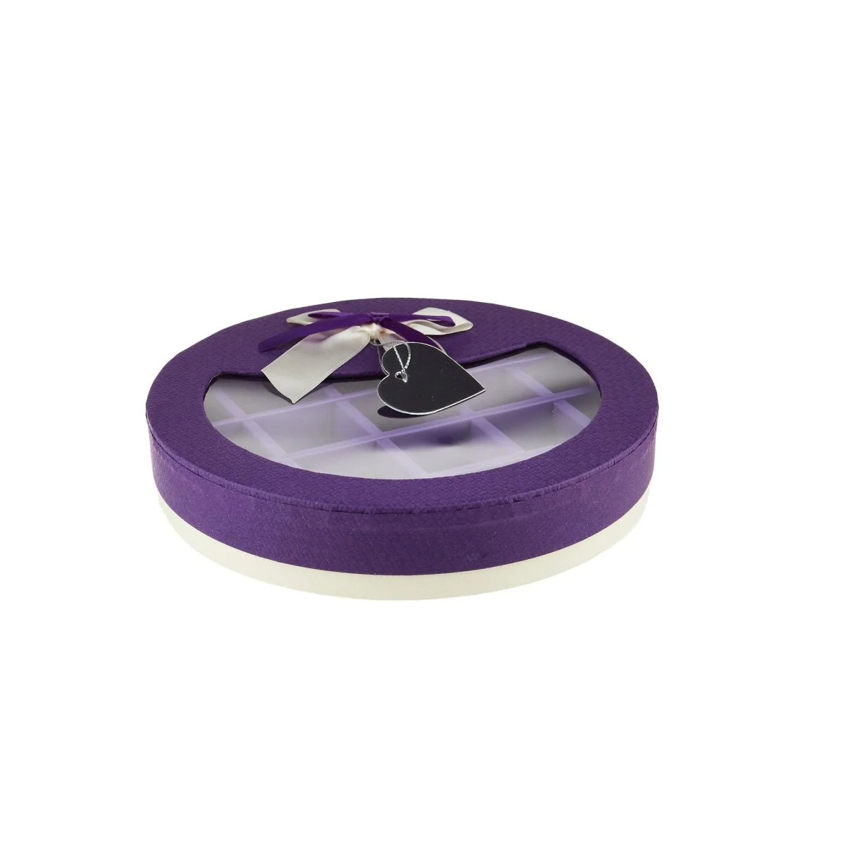Round Chocolate Gift Box 21 Division  - 1 Piece - Image 15