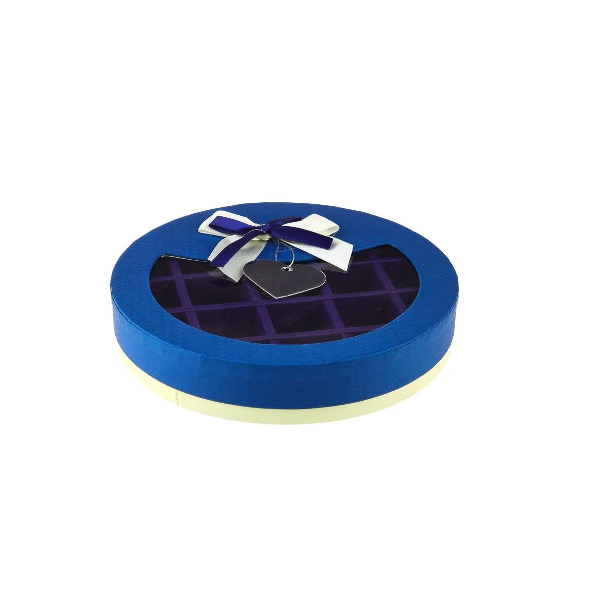 Round Chocolate Gift Box 21 Division  - 1 Piece - Image 8