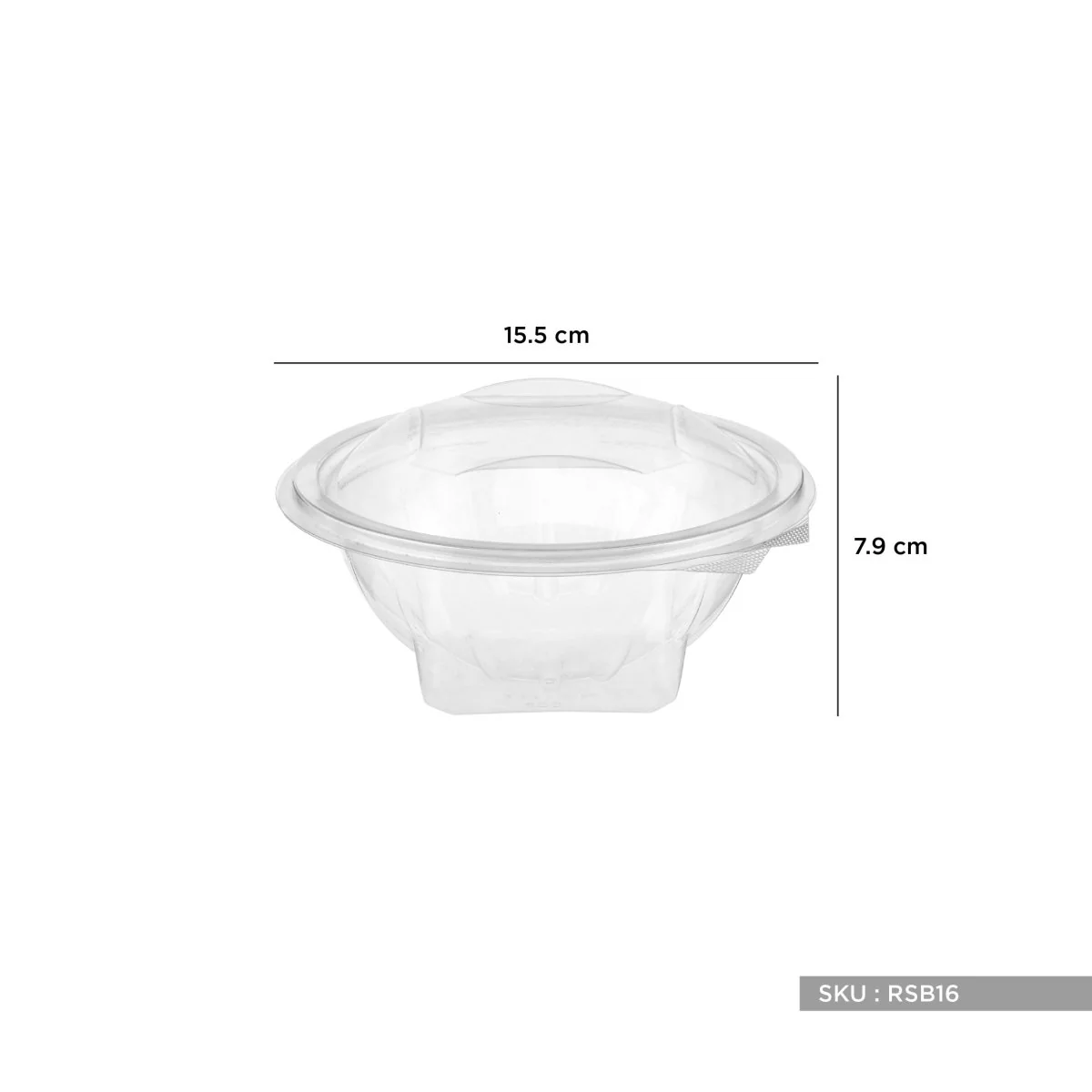 Round Hinged Salad Bowl - Image 15