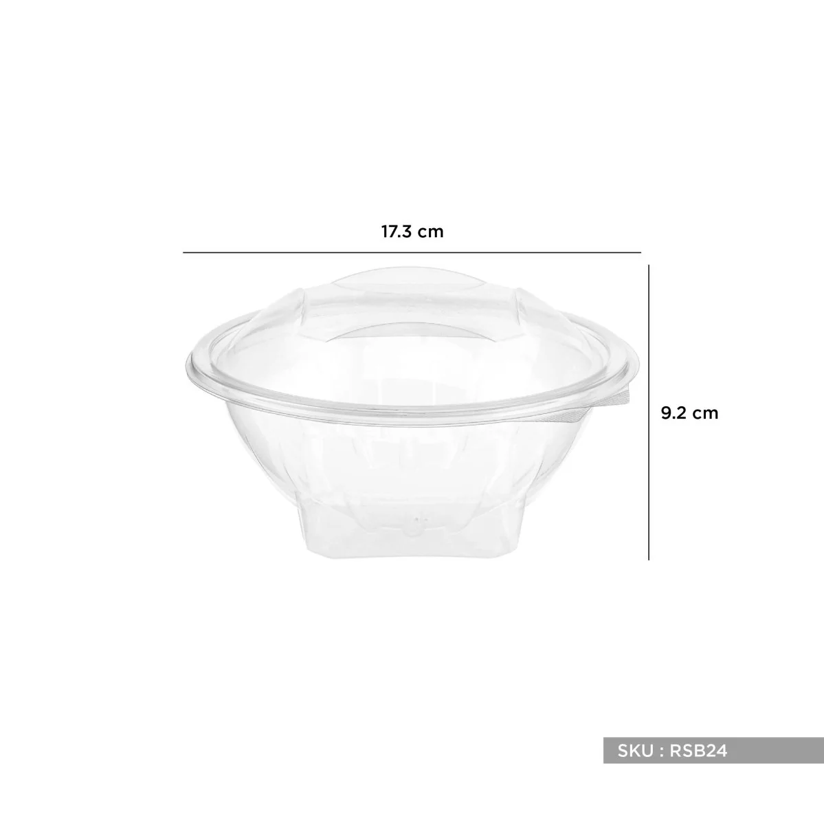 Round Hinged Salad Bowl - Image 19