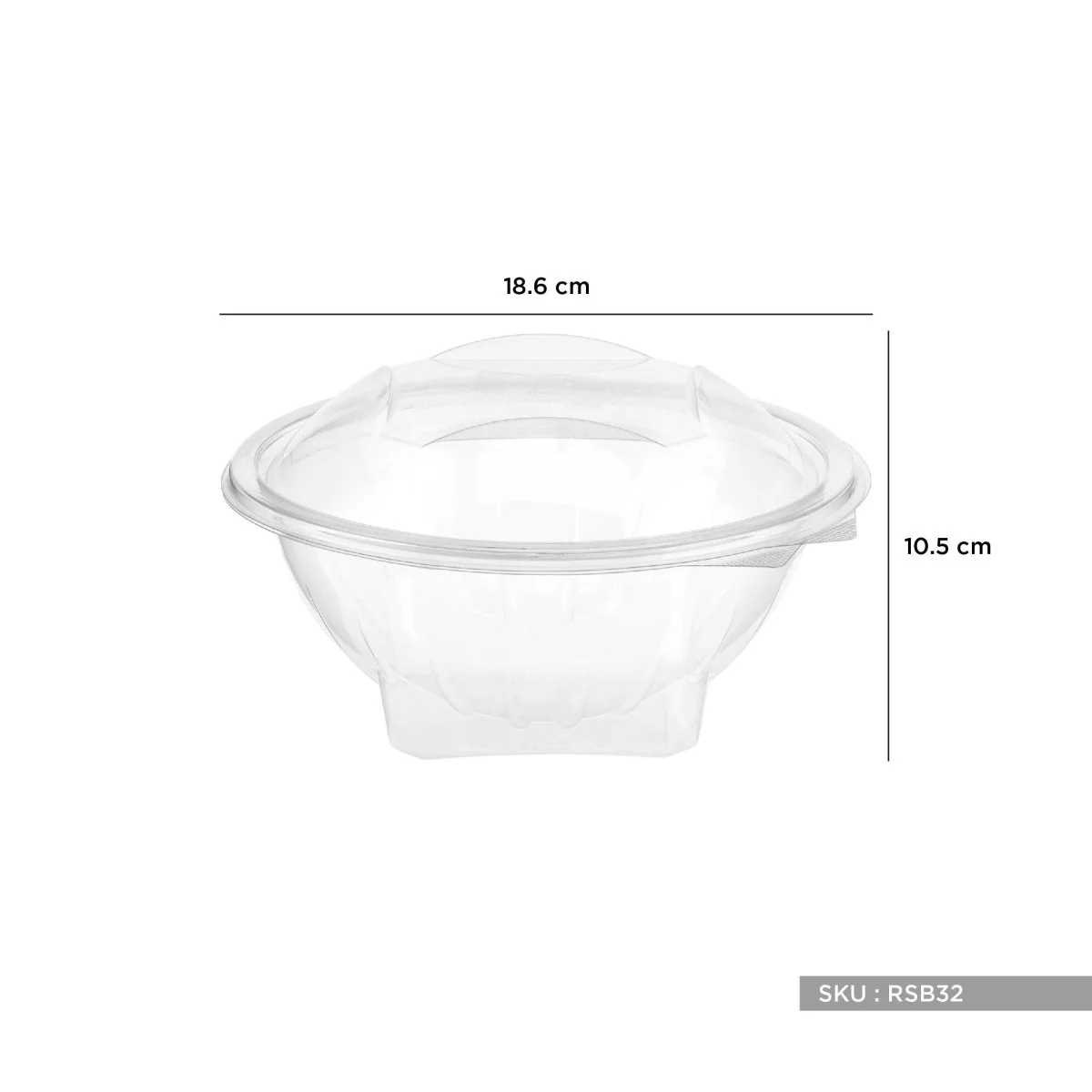 Round Hinged Salad Bowl - Image 23