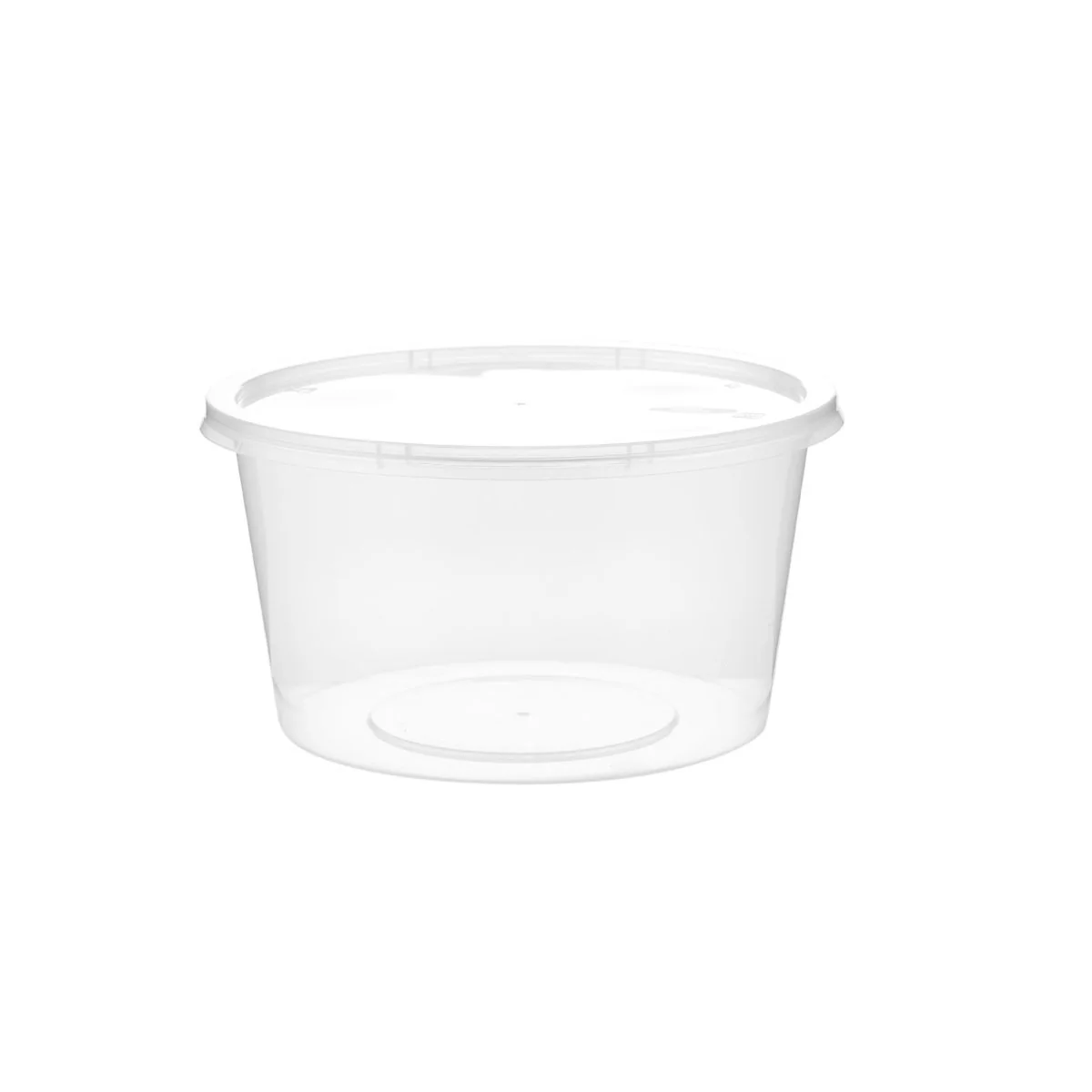 Round Microwavable Container 450 ML Base with Lid  5 Pieces - Image 3