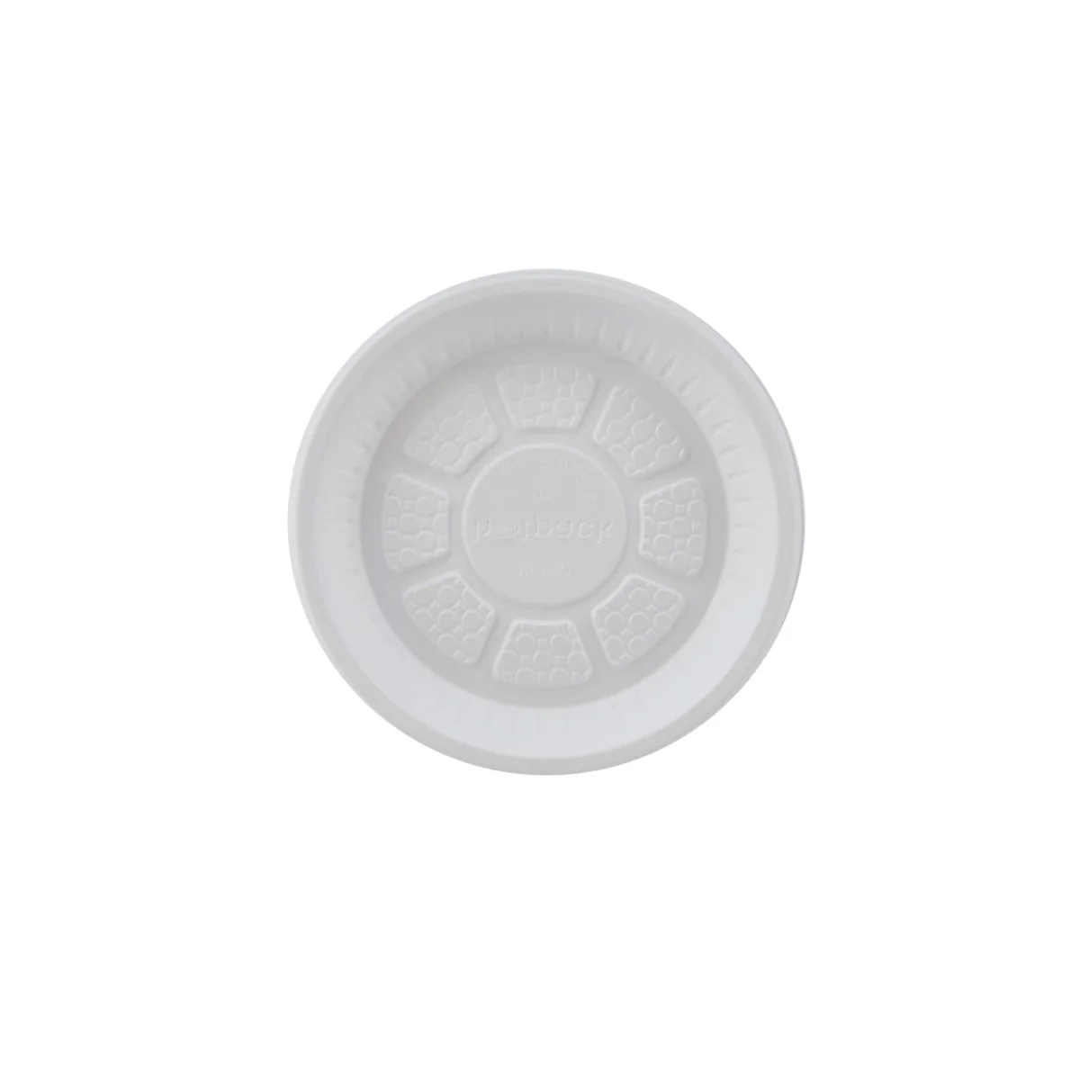 Round Plastic Plate White - Image 11