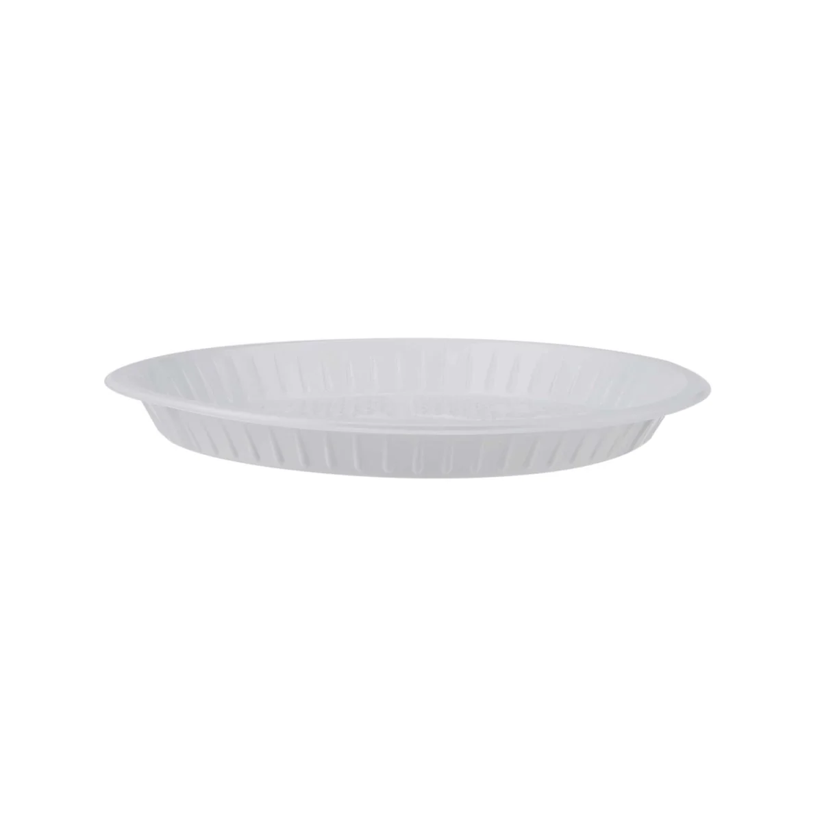 Round Plastic Plate White - Image 18