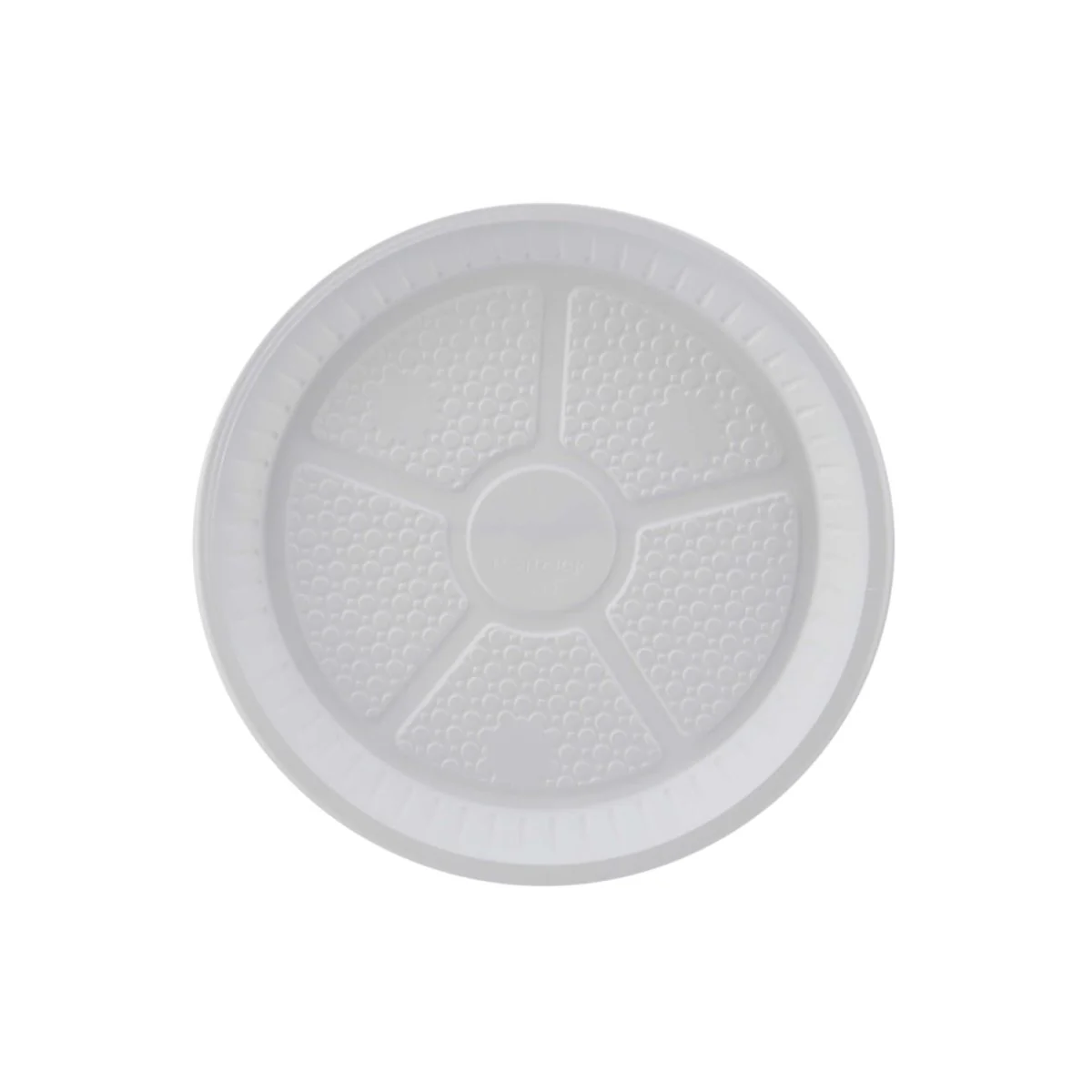 Round Plastic Plate White - Image 20