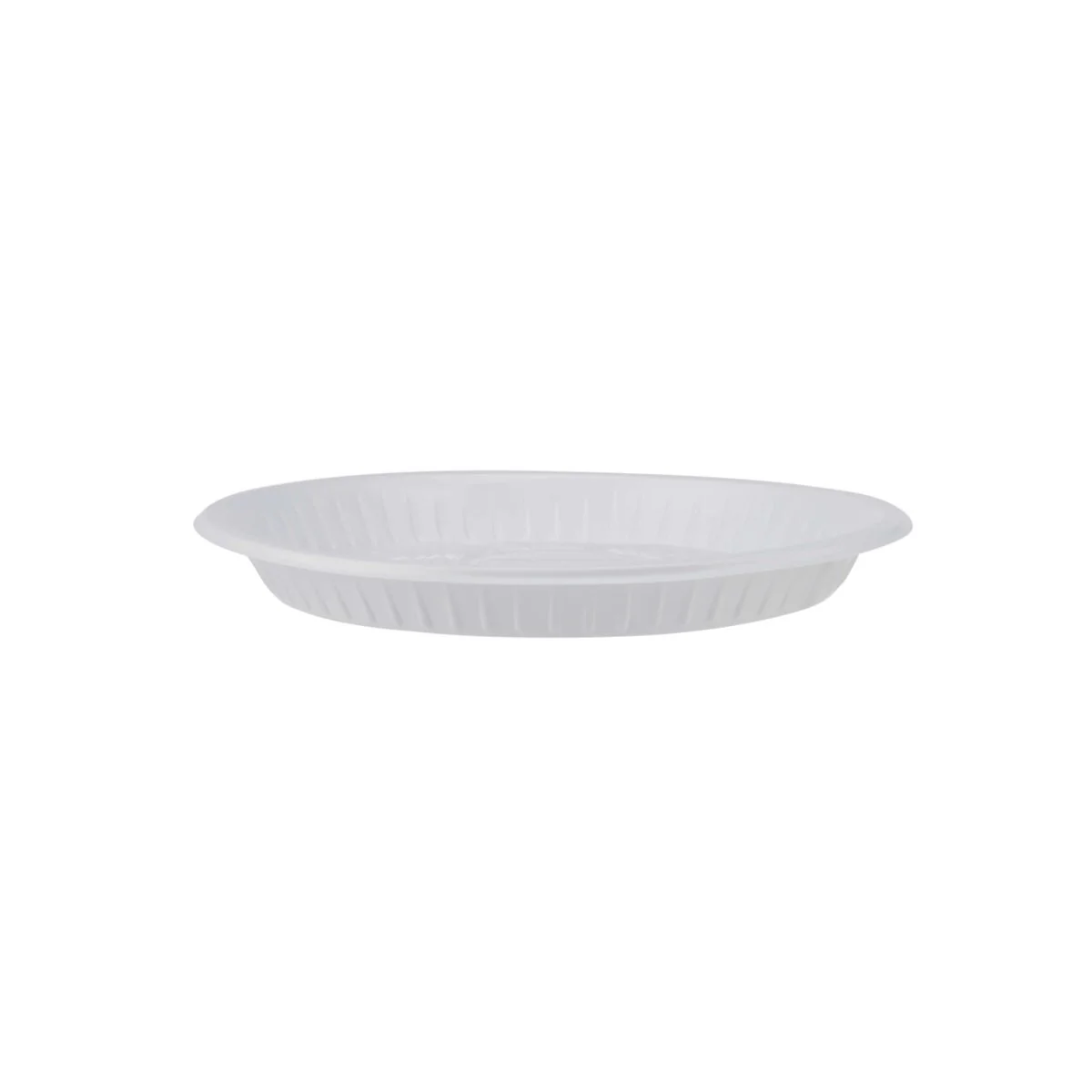 Round Plastic Plate White - Image 24