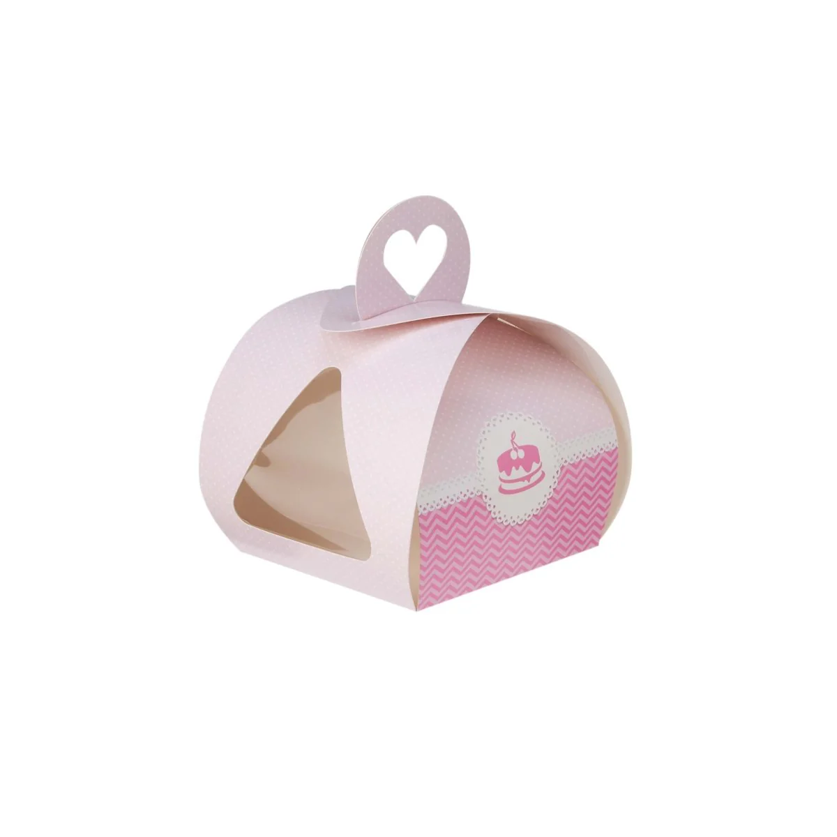 Single Paper Cake Cup Box With Window - Image 9