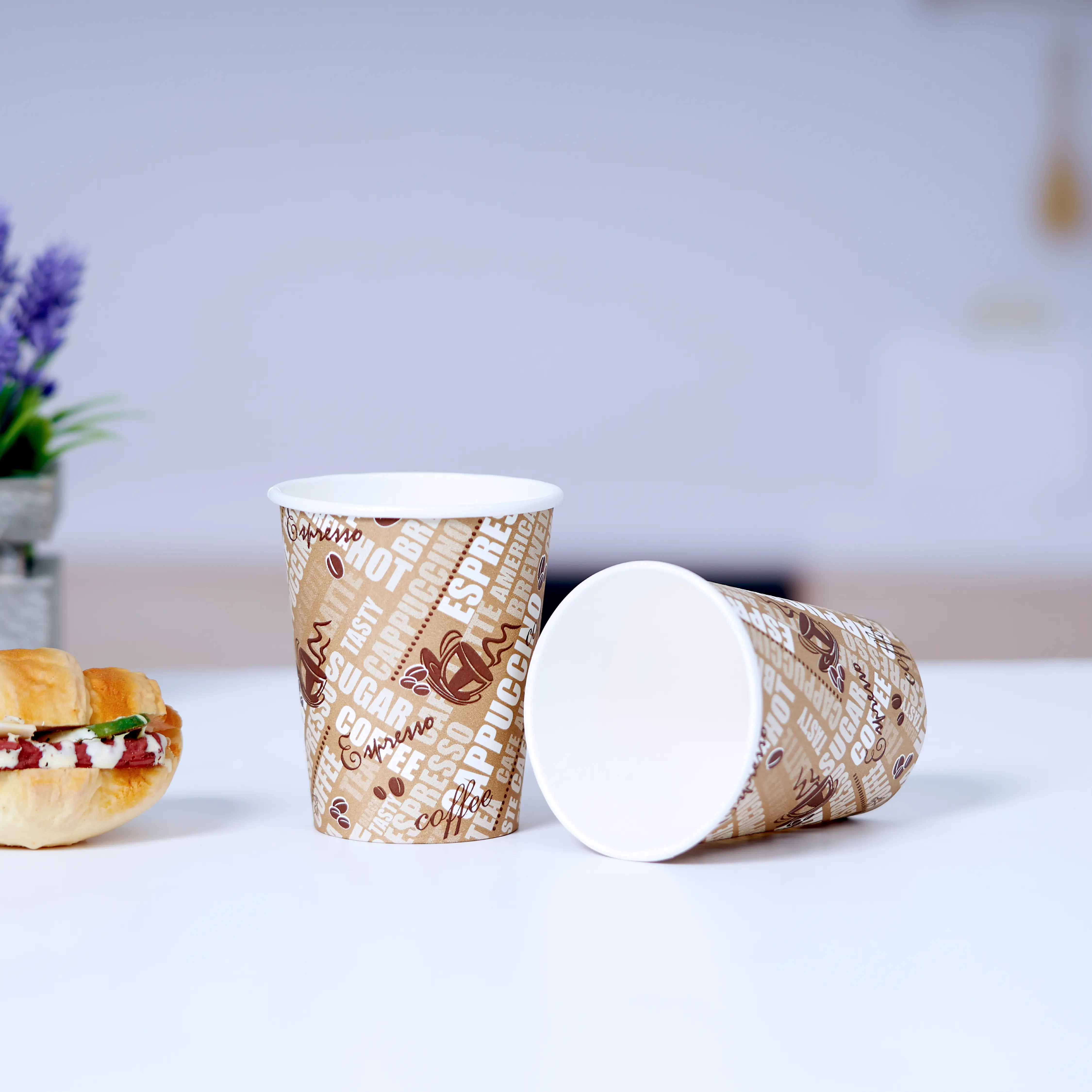 Single Wall Printed Paper Cup 20 Pieces - Image 10