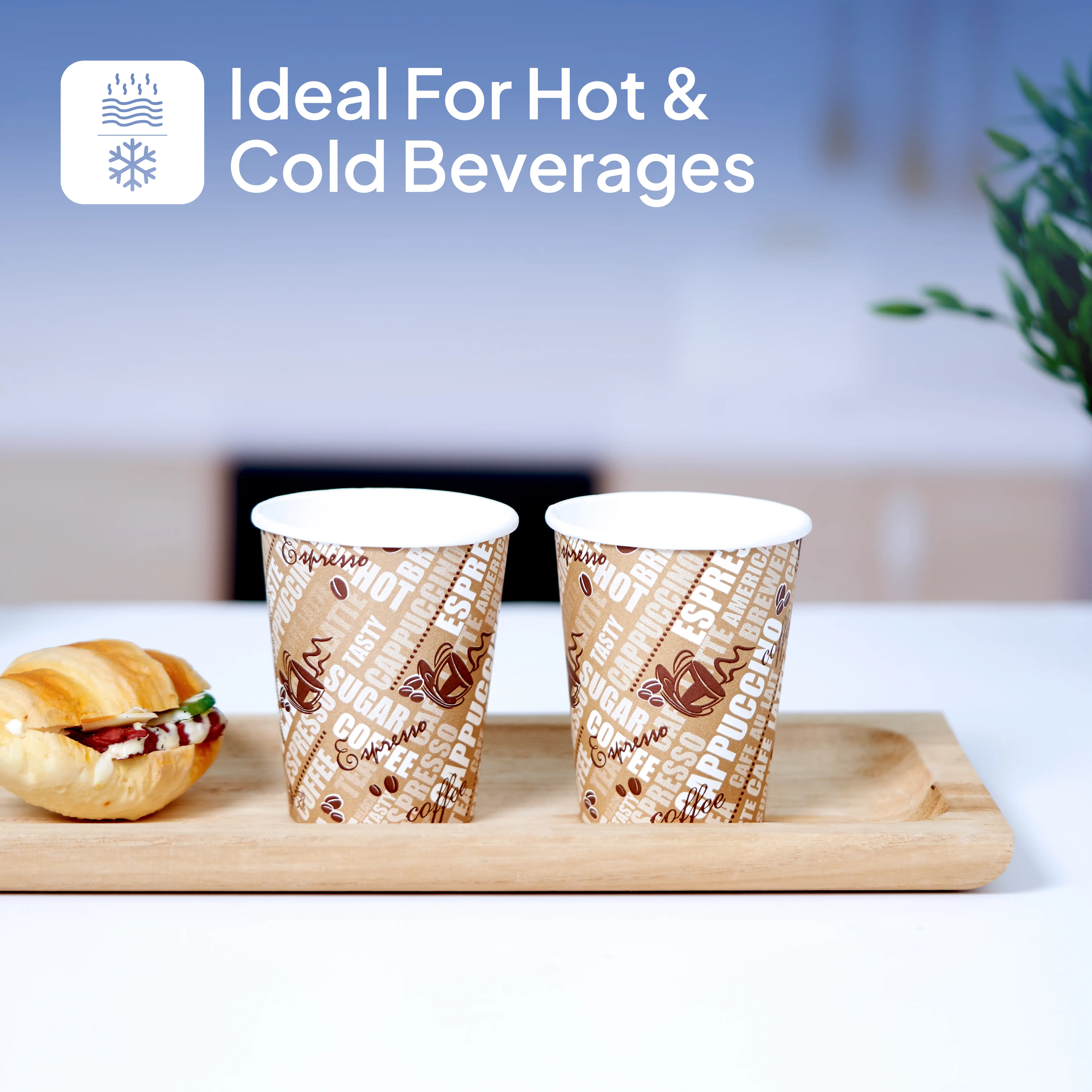 Single Wall Printed Paper Cup 20 Pieces - Image 6