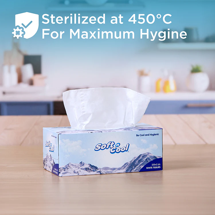 Soft n Cool Facial Tissue 200 Sheets x 2 Ply 5 Boxes + 150 sheets x 2 Ply 1 Box - Image 7