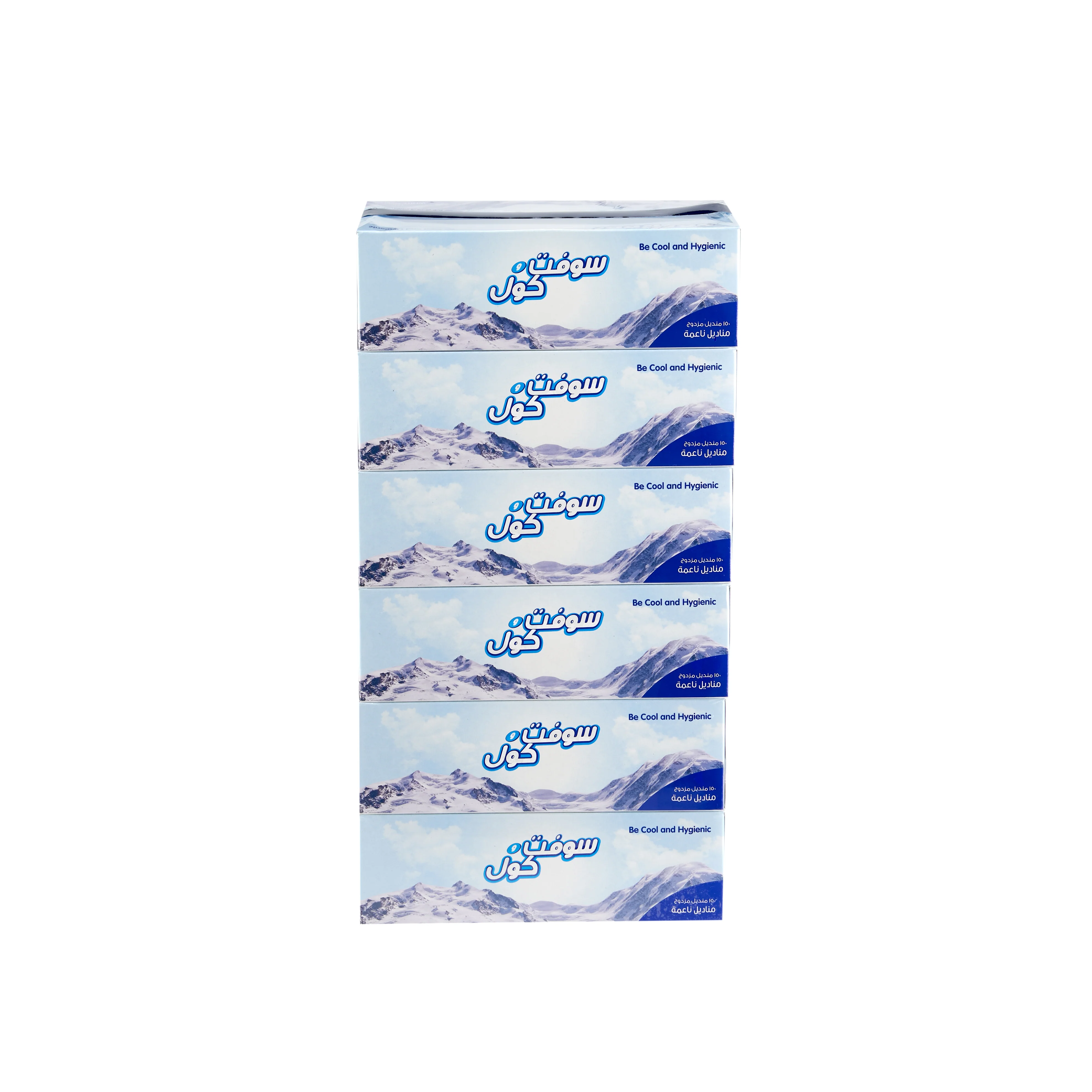 Soft n Cool Facial Tissue 5 + 1 Free 150 Sheets x 2 Ply - Image 10