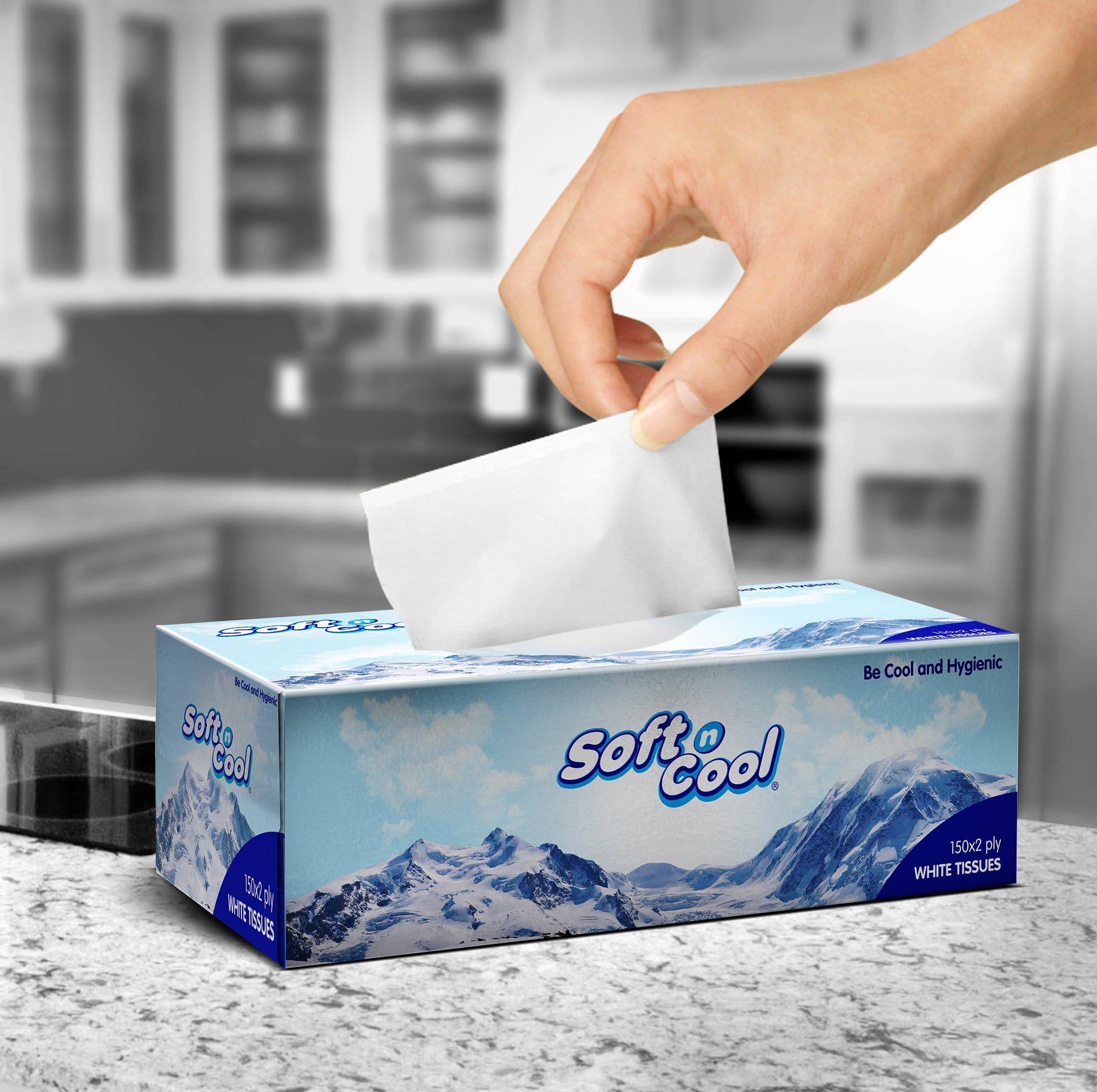 Soft n Cool Facial Tissue 5 + 1 Free 150 Sheets x 2 Ply - Image 14