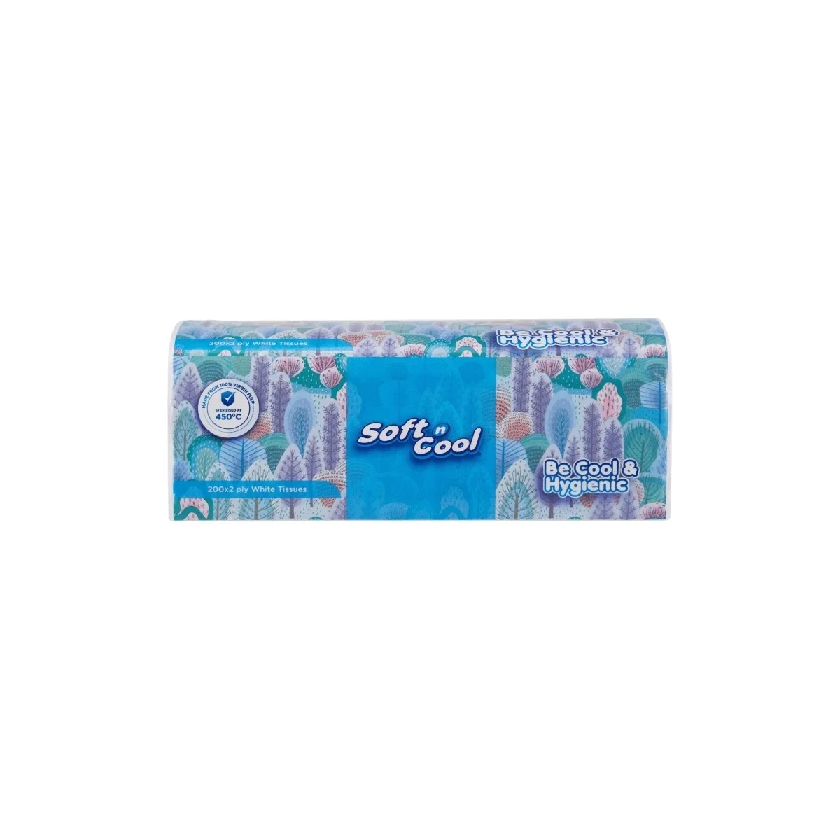 Soft n Cool Facial Tissue Nylon Pack 200 Sheets x 2 ply - Image 12