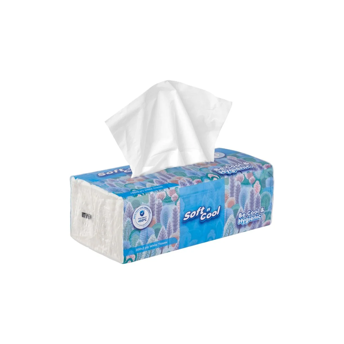 Soft n Cool Facial Tissue Nylon Pack 200 Sheets x 2 ply - Image 6