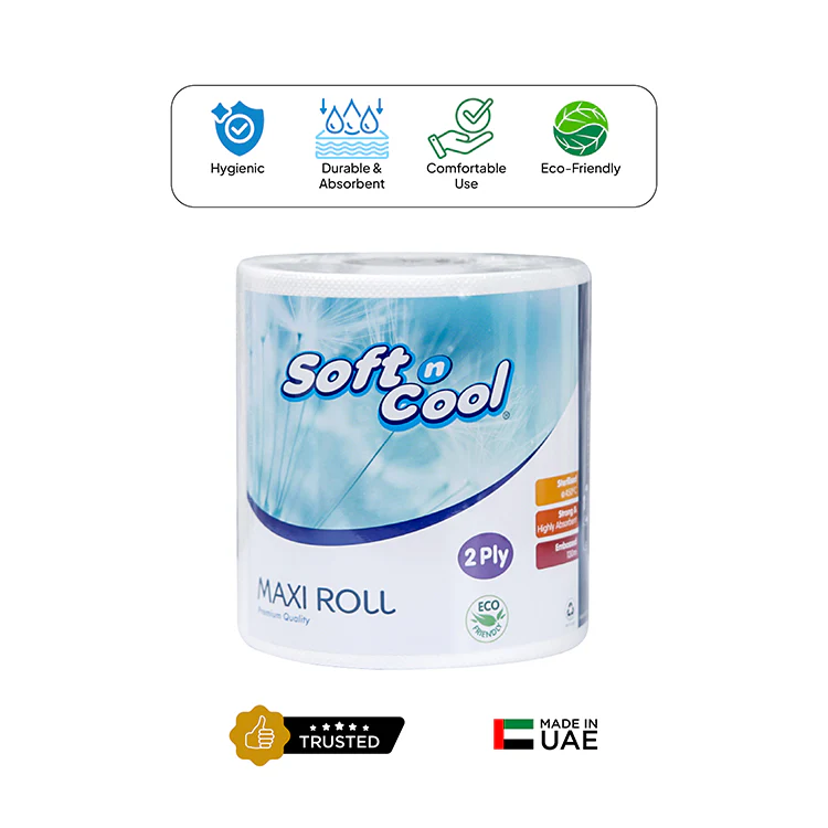 Soft n Cool Maxi Roll 2 Ply 6 Pieces - Image 3
