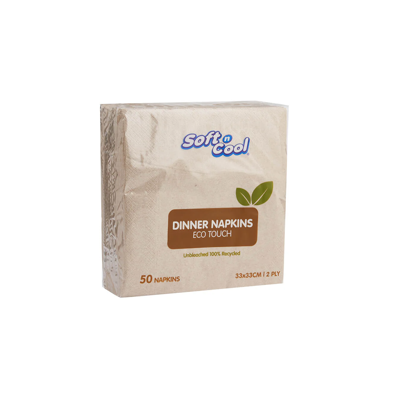 Soft n Cool Paper Folded Brown Napkin 33 X 33 cm - Image 3